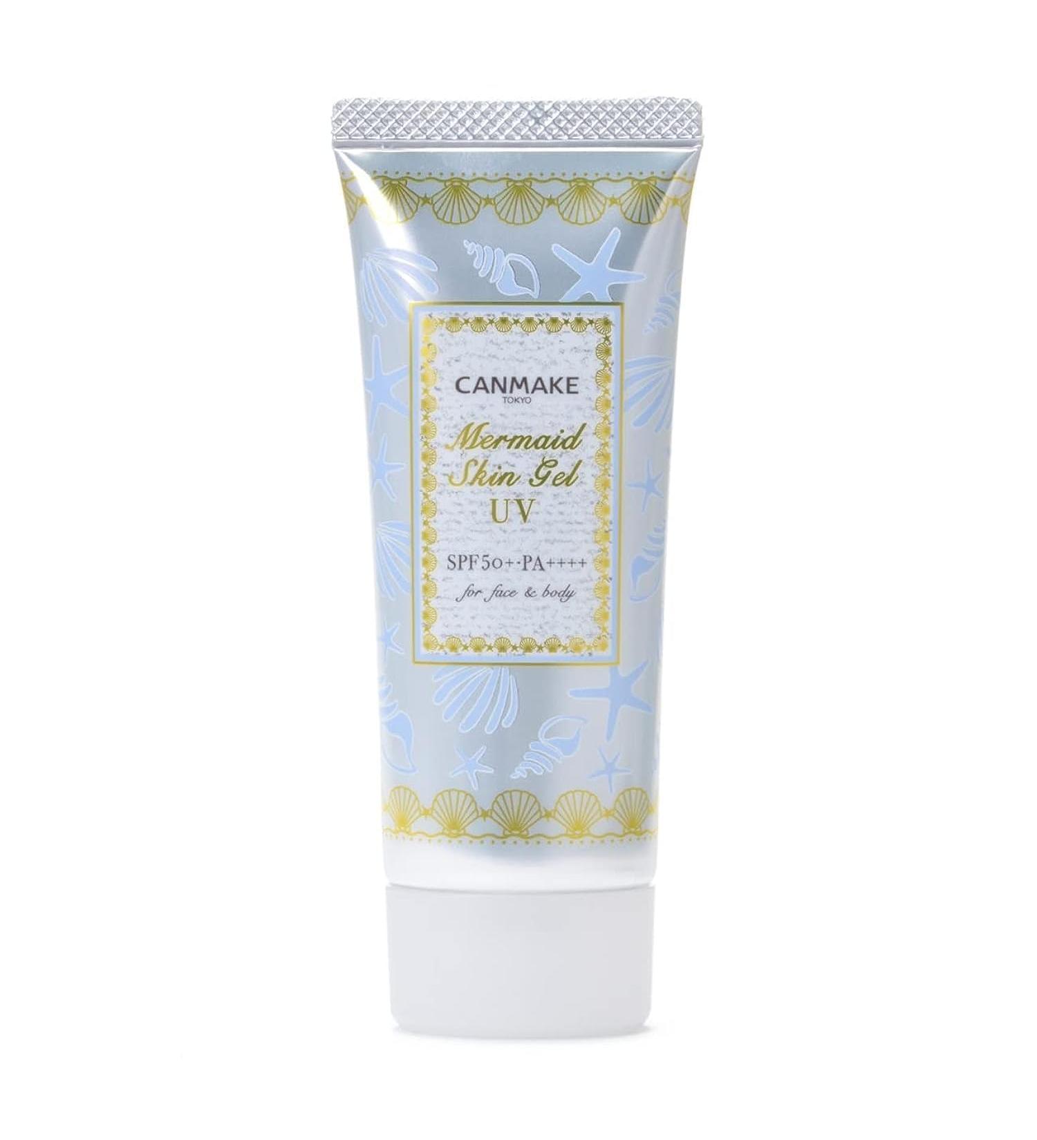 Canmake Mermaid Skin Gel UV 40g - SPF50+/PA++++ 02 White | Best Sun Protection | International Shipping - Buy Online on GoSupps.com