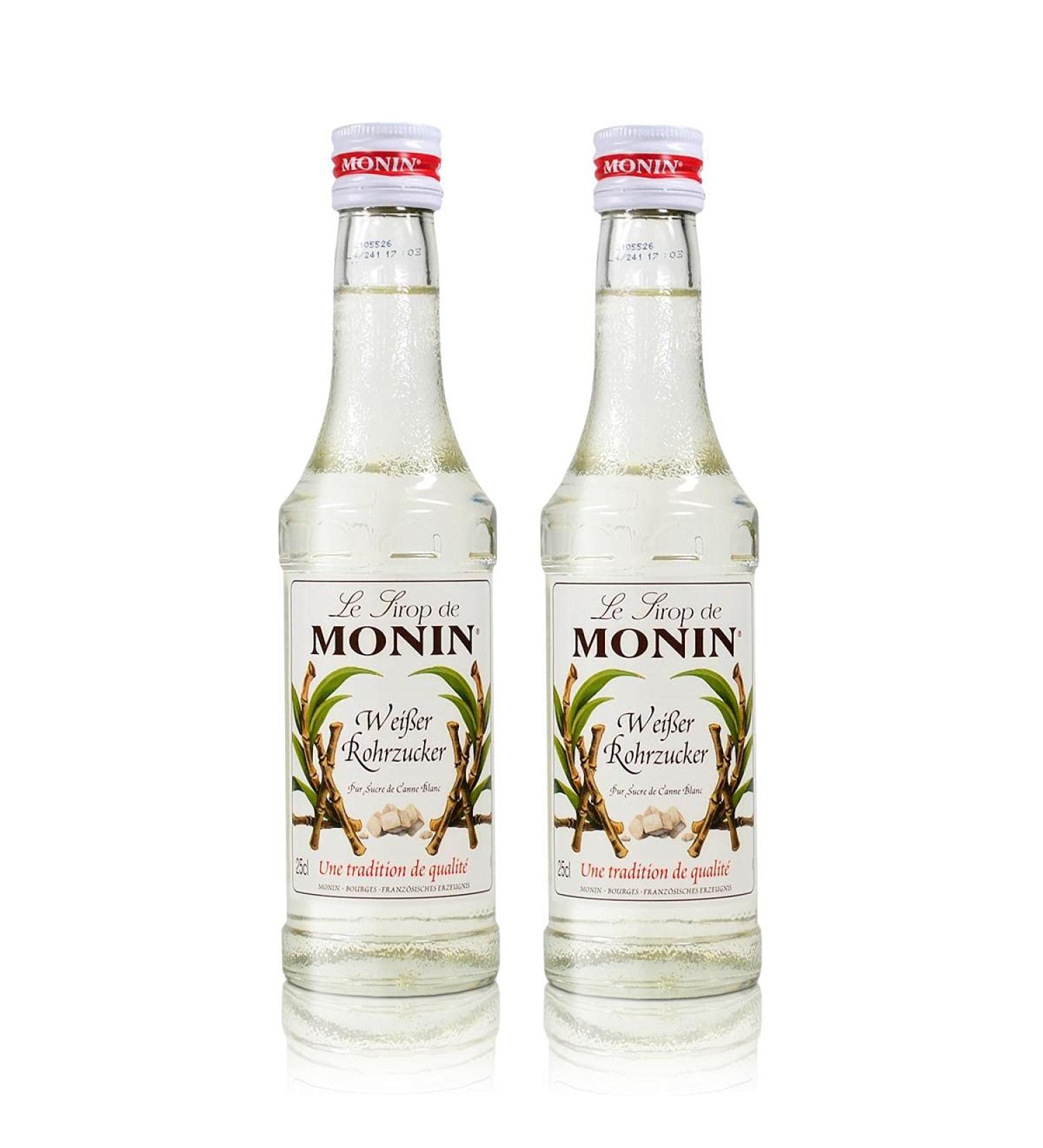 MONIN - Sirop Pur Sucre de Canne pour Caf Cappuccino et Chocolat Chaud - Ar mes Naturels - 2x25cl - Buy Online on GoSupps.com