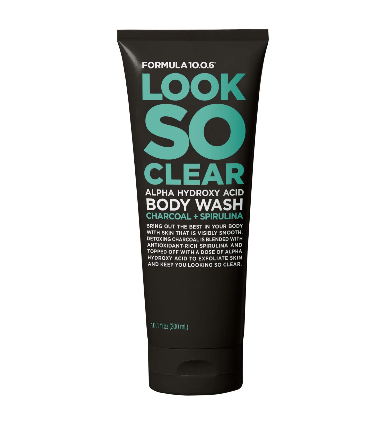 Shop Formula 10.0.6 Look So Clear AHA Body Wash Achieve Clear Radiant Skin | International Shipping Available - Buy Online on GoSupps.com