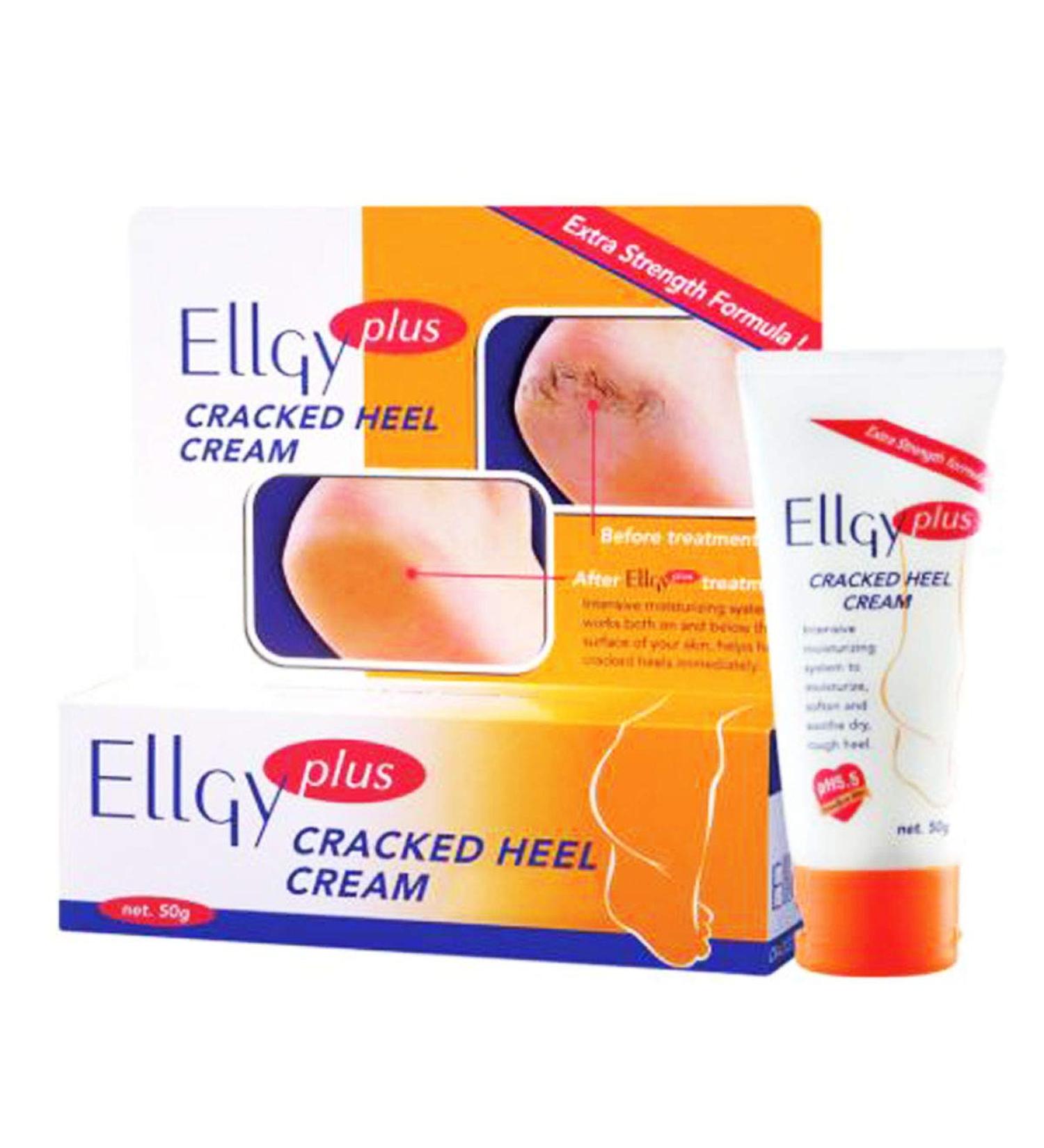 Ellgy Plus Cracked heels Cream - FOR rough Dry foot feet - 50g
