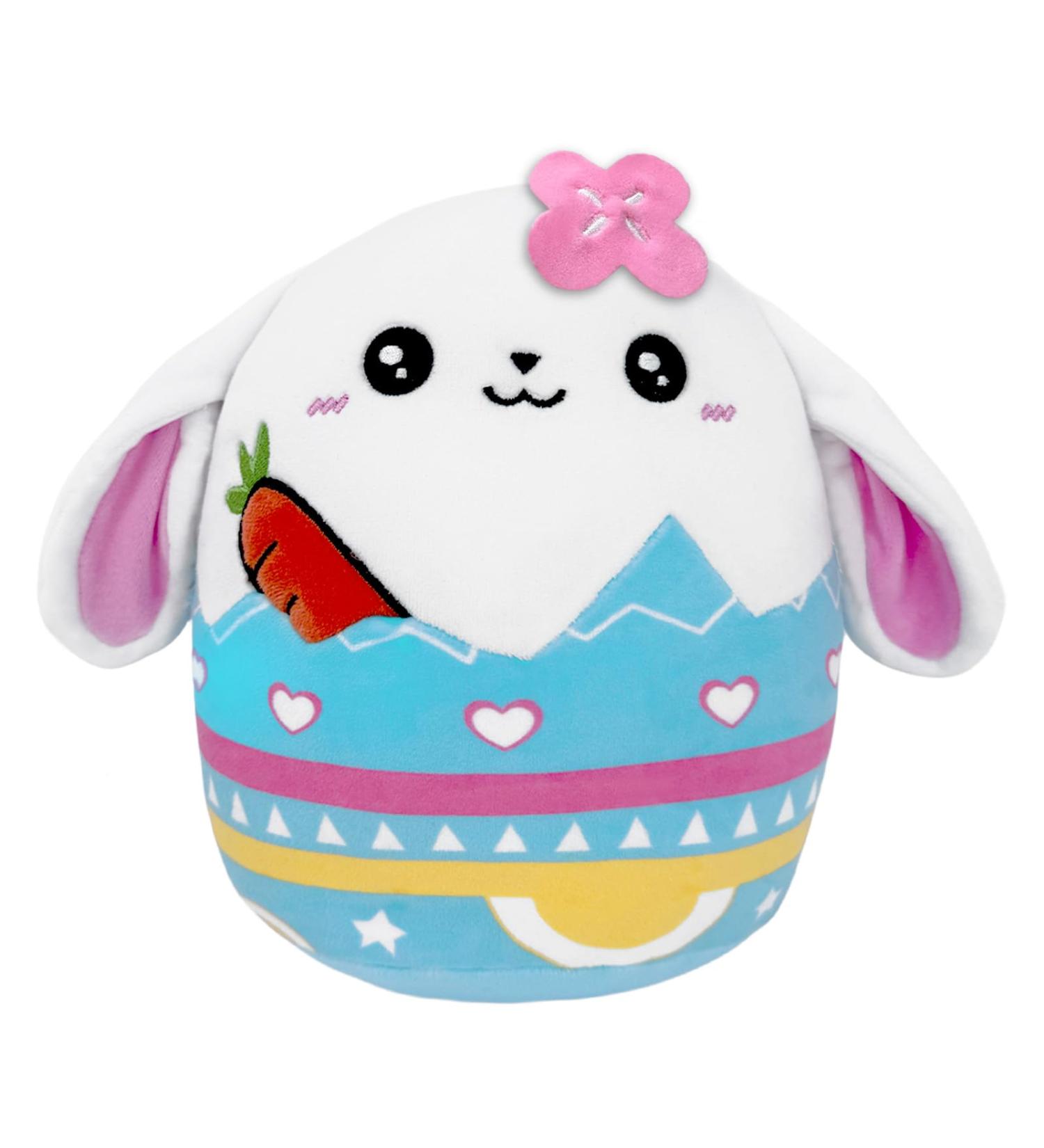 Easter Eggs Bunny Stuffed Animal Toy for Kids Easter Bunny Plushies Toy 20cm Cute Rabbit Plush Stuffed Bunny Plush Doll Toys Kawaii Easter Decor Easter Basket Stuffers Easter Gift for Boys Girls Pillow - Buy Online on GoSupps.com