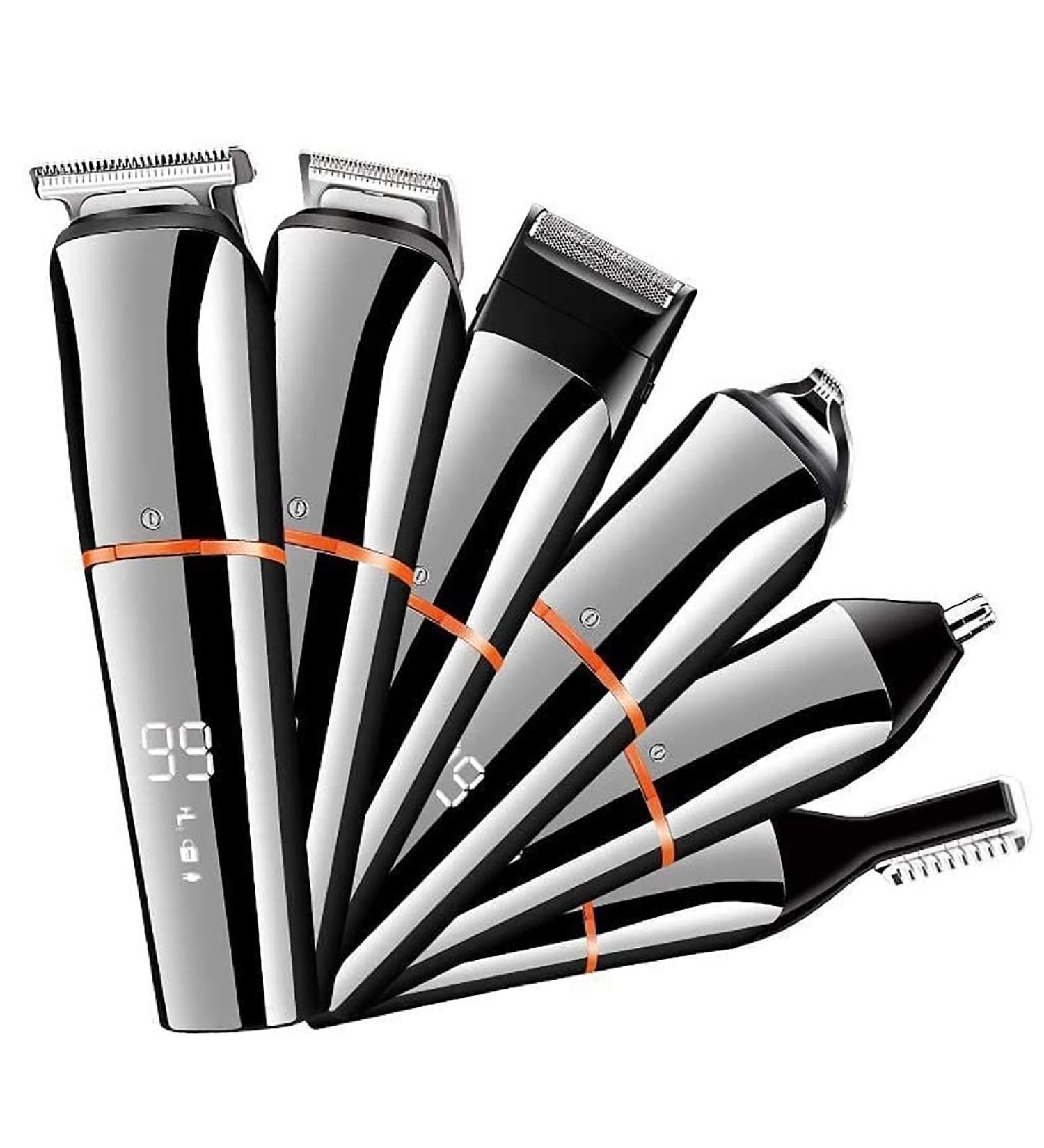 KM-5898 Hair Clippers with Digital Display | All-in-One Grooming Kit for Men | Beard Eyebrow & Hair Trimmer | International Shipping - Buy Online on GoSupps.com