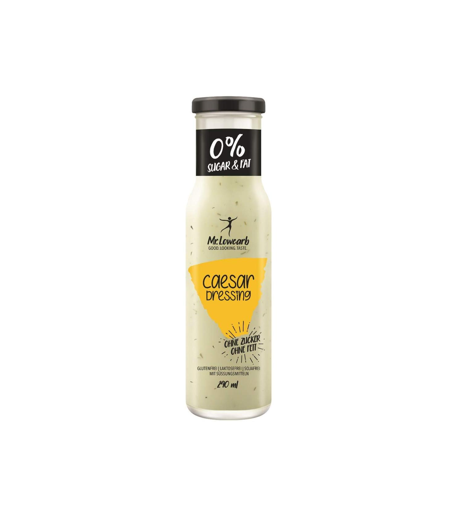 Mr Lowcarb Caesar Style Dressing without sugar and without fat 240ml
