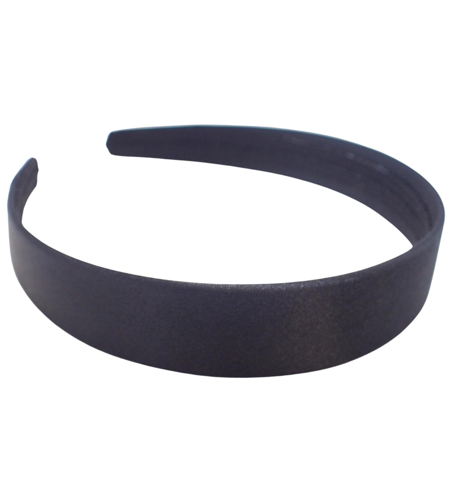 Topkids Accessories Satin Alice Headband Head Band Hairband Hair Band Women Adult Girls Kids School 60s 70s 80s Plain Aliceband 2.5cm 1" Thick Wide Hard (1 Alice Band Black) - Buy Online on GoSupps.com