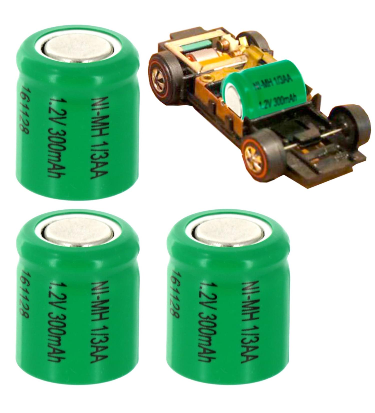 Buy 3pc Sizzler Short Chassis 1.2V 1/3AA NiMH 300mAh Rechargeable Battery for Camaro T/A CUDA T/A Night Riding Sizzlers and More - International Shipping Available - Buy Online on GoSupps.com