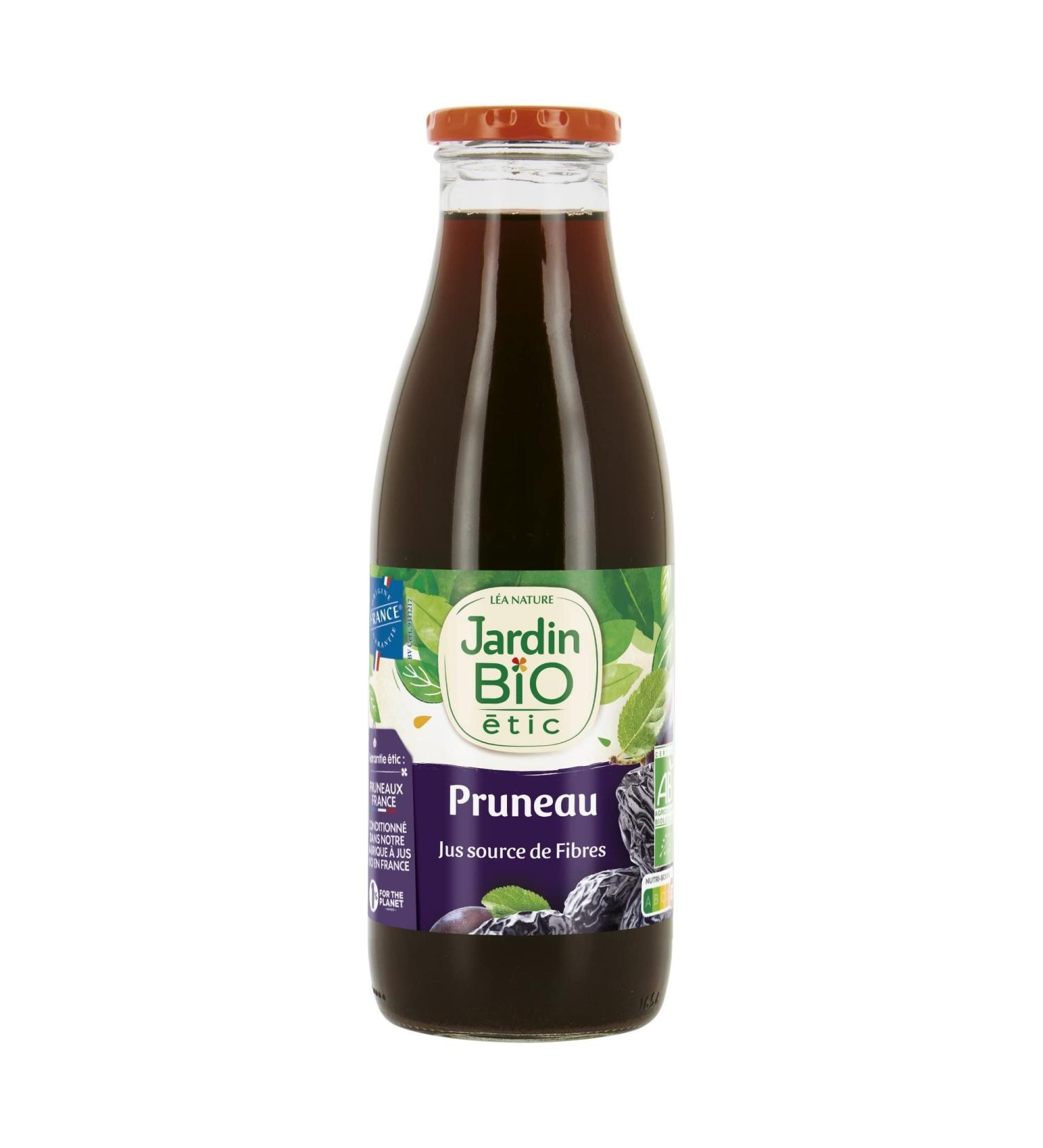 Jardin BIO tic - Organic Prune Juice* - Tea infusion and juice - AB certified - 809cl bottle