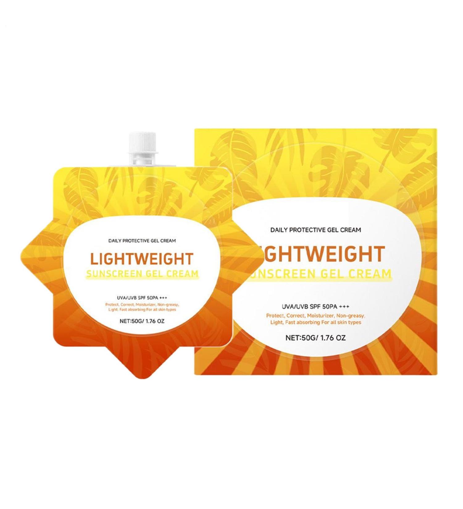 Sunscreen Lotion 50g Travel Size Sunscreen Lotion waterproof sunscreen makeup durable for swimming hiking traveling - Buy Online on GoSupps.com