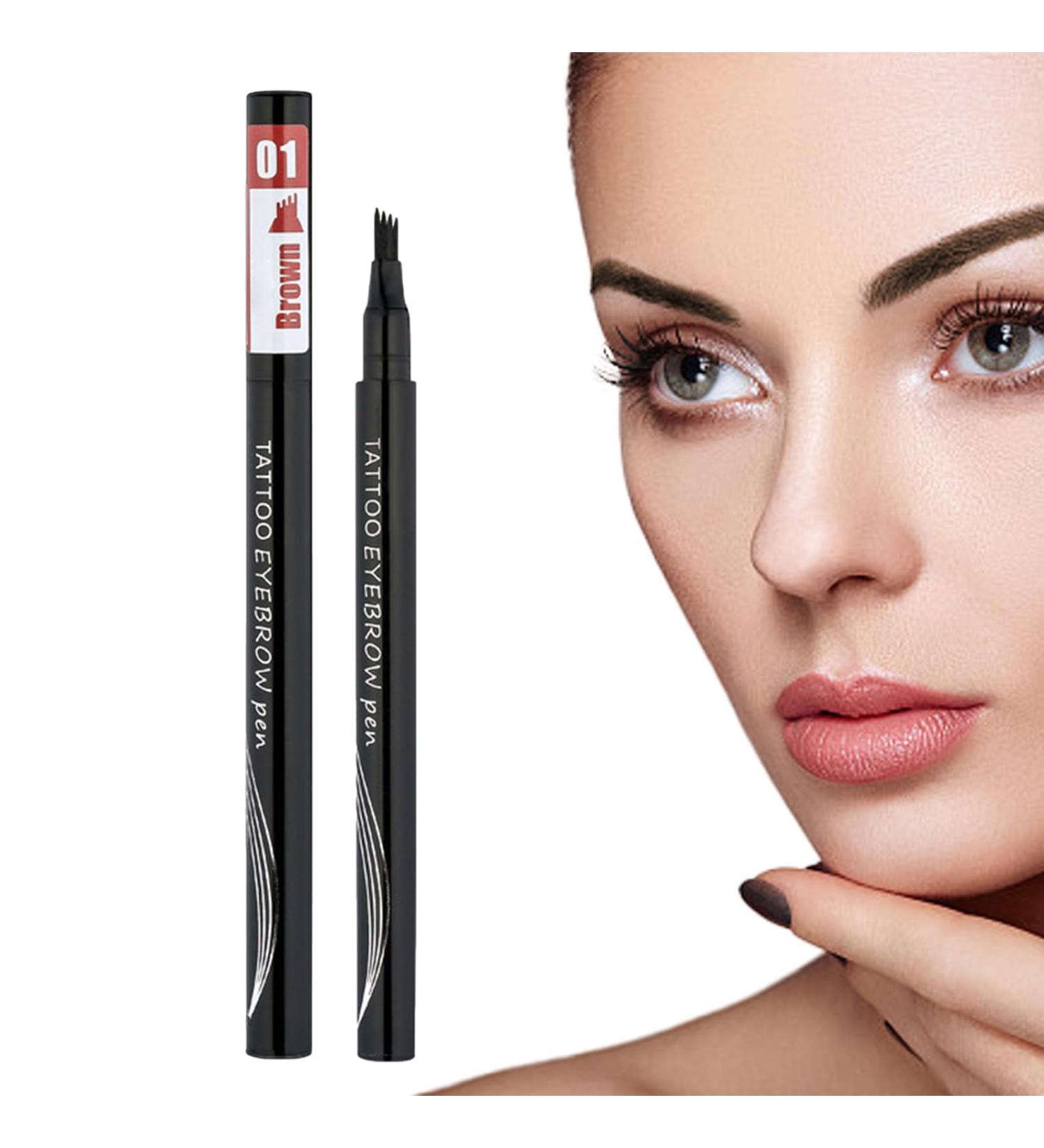 Eyebrow Waterproof Long-Lasting and Waterproof Eye Brow Contouring | Eyebrow Contouring Supplies for Working Home Traveling Dating Gathering Pochy 1#brown - Buy Online on GoSupps.com