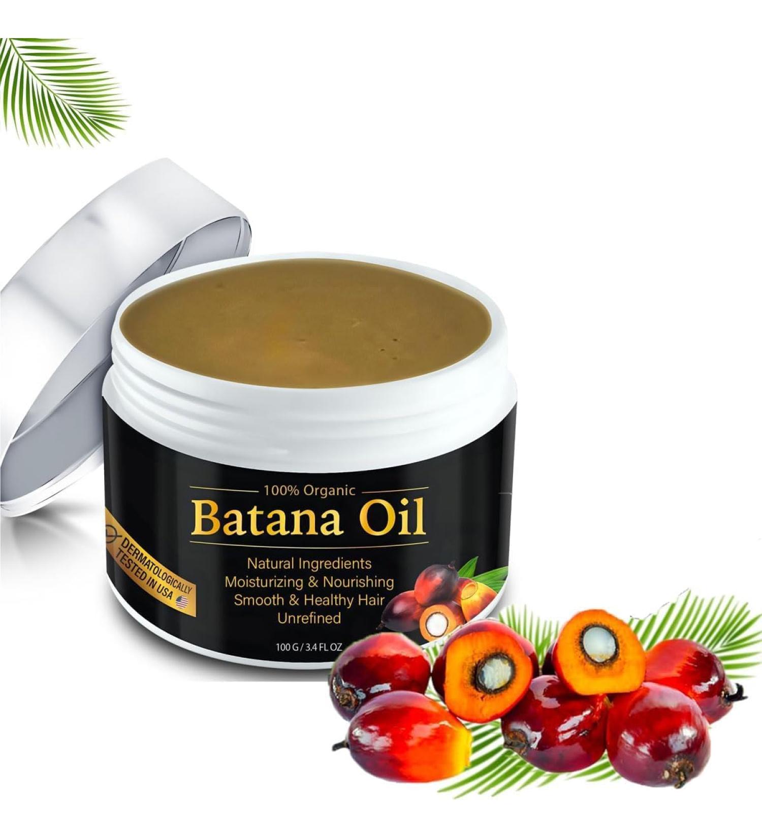 100% Raw Batana Oil for Hair Growth | Eliminate Split Ends & Prevent Hair Loss | Dr. Sebi Hair Oil from Honduras - Buy Online on GoSupps.com