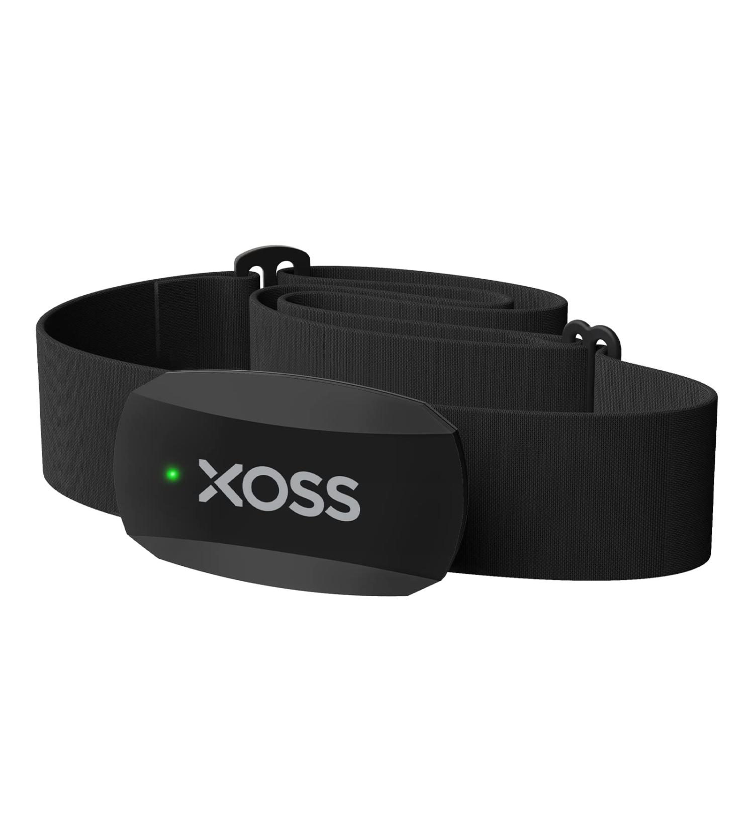 XOSS X2 Bluetooth Heart Rate Sensor - IP67 Waterproof Chest Strap Compatible with Strava Peloton Elite HRV & More - Buy Online on GoSupps.com
