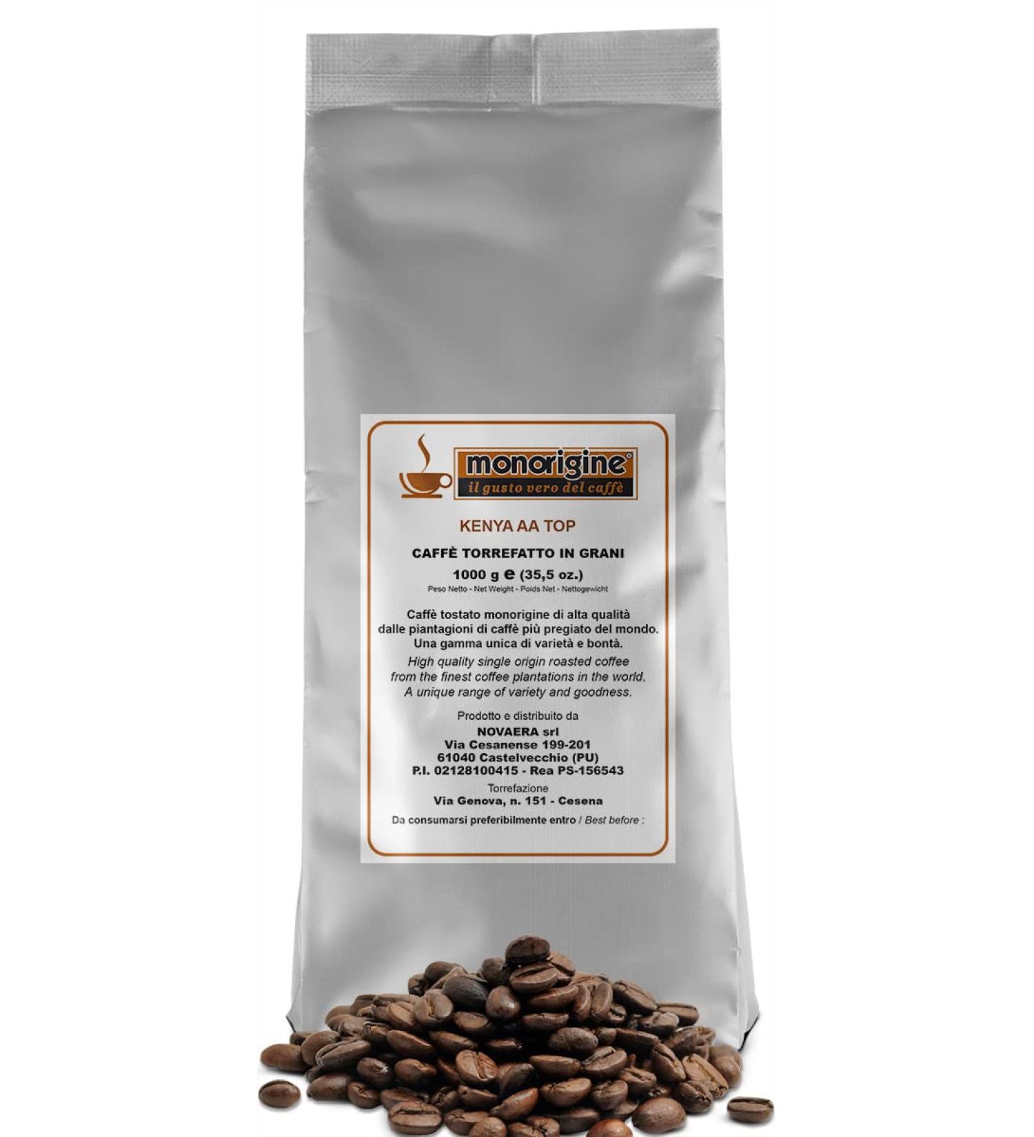 Arabica Coffee beans Kenya AA TOP - 1 Kg