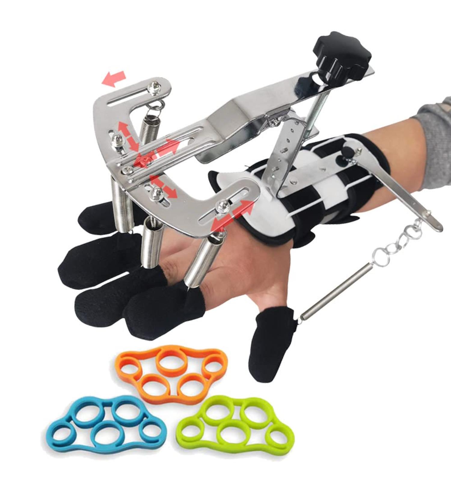Dynamic Wrist Finger Orthosis | Hand Muscle Strength Rehabilitation Device for Physiotherapy & Tendon Repair - Buy Online on GoSupps.com