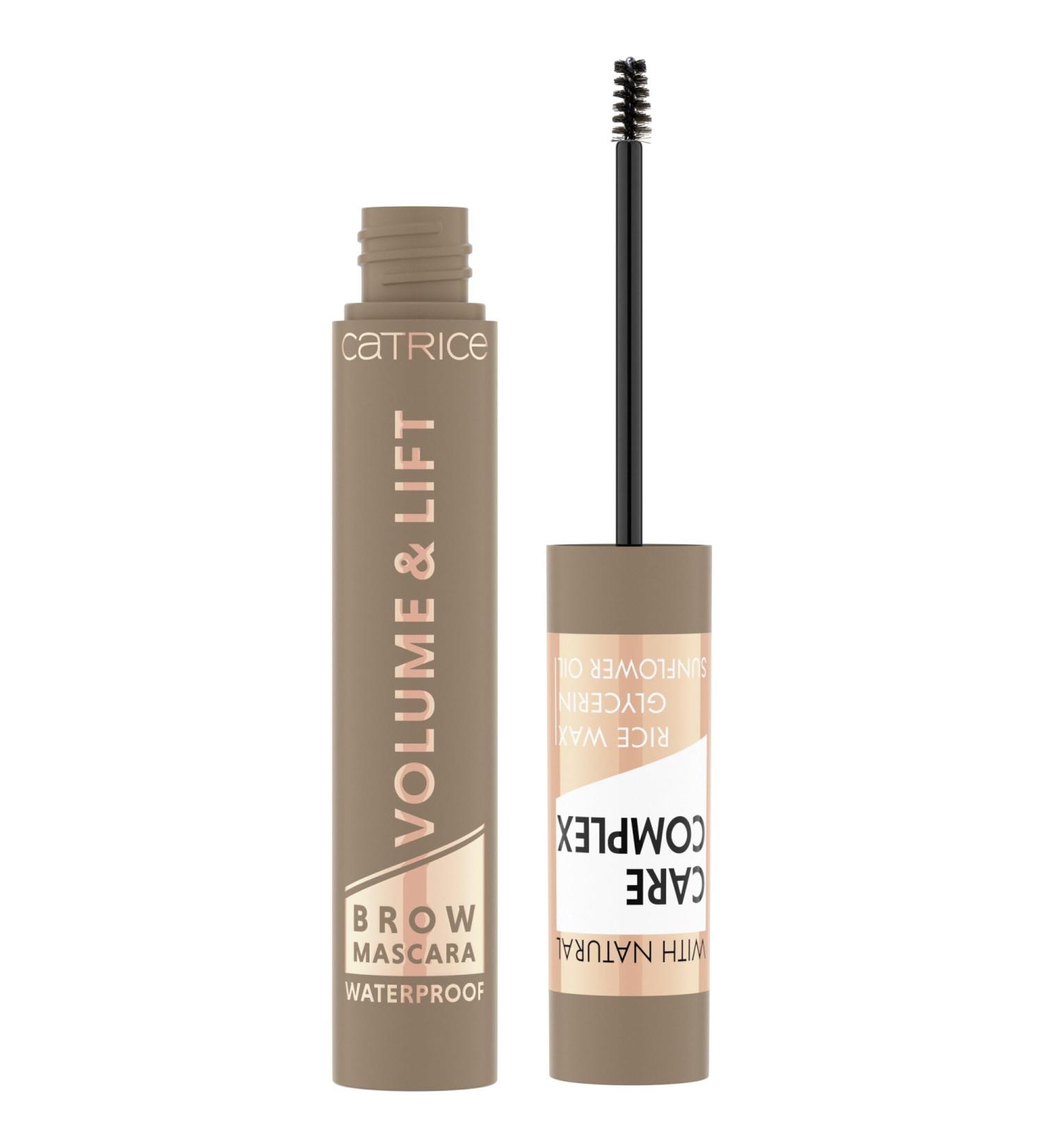 Catrice Volume & Lift Brow Mascara Waterproof - Vegan Natural Fixing No. 020 Blonde & Brown 5ml - Microplastic Free Eyebrow Gel - Buy Online on GoSupps.com