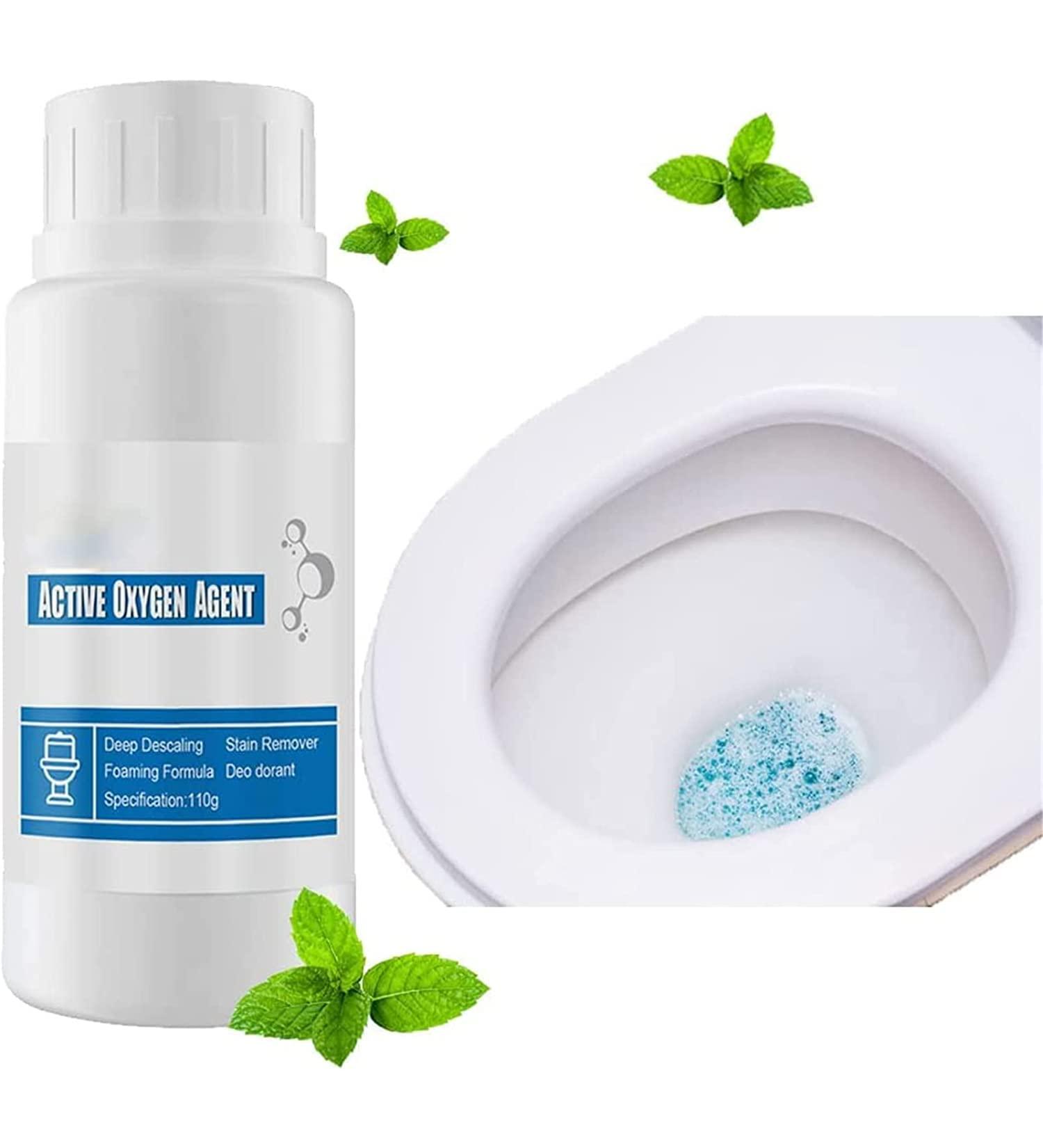 Toilet Active Oxygen Agent All Purpose Cleaning Powder Toilet Bowl Foam Cleaner Powerful Pipe Dredging Agent Toilet Bowl Cleaners- Effectively Cleans Stubborn Dirt (1pcs 110g) 110.00 g (Pack of 1) 110g - Buy Online on GoSupps.com
