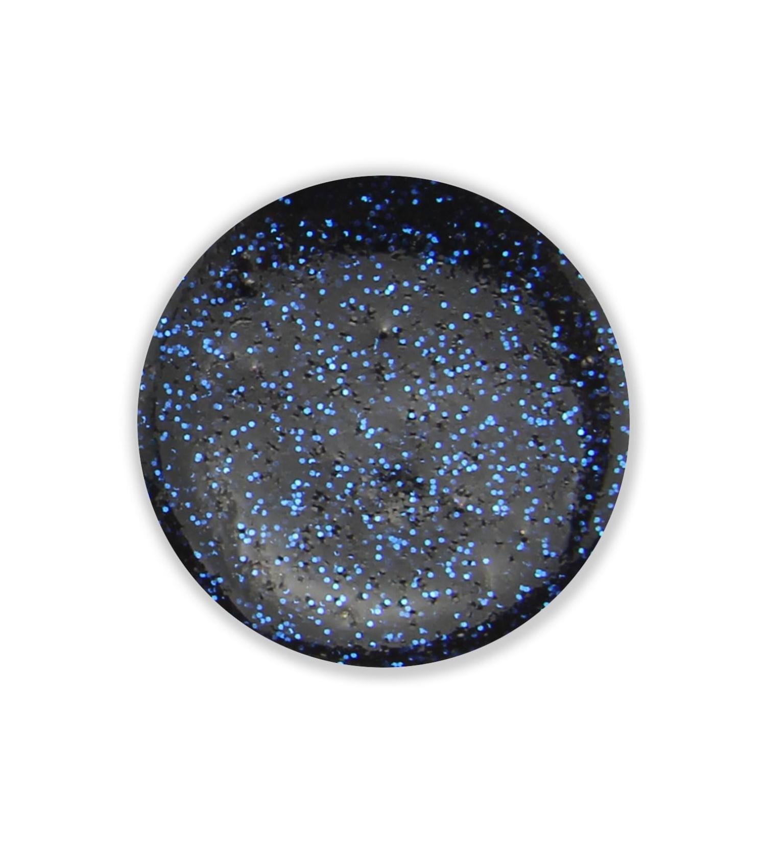 UV Colour Fusion Glitter Gel Dark - mystic blue 5ml
