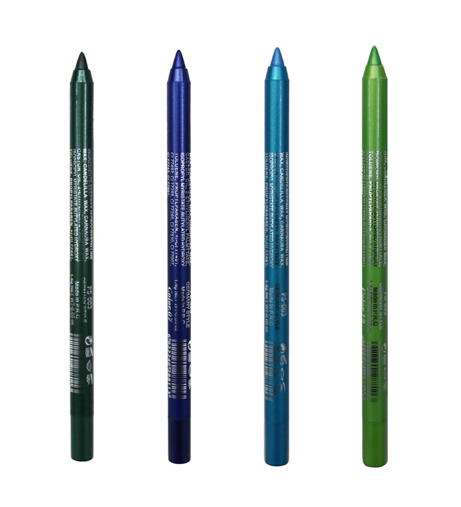 Eyeliner Pencil 4Pcs Eyeshadow Pencil 4 Colors Smudge-proof Pearl Long Lasting Glitter Eyeliner 8.5g Waterproof Makeup Eyeliner Eyeshadow Pencil Style 2 - Buy Online on GoSupps.com