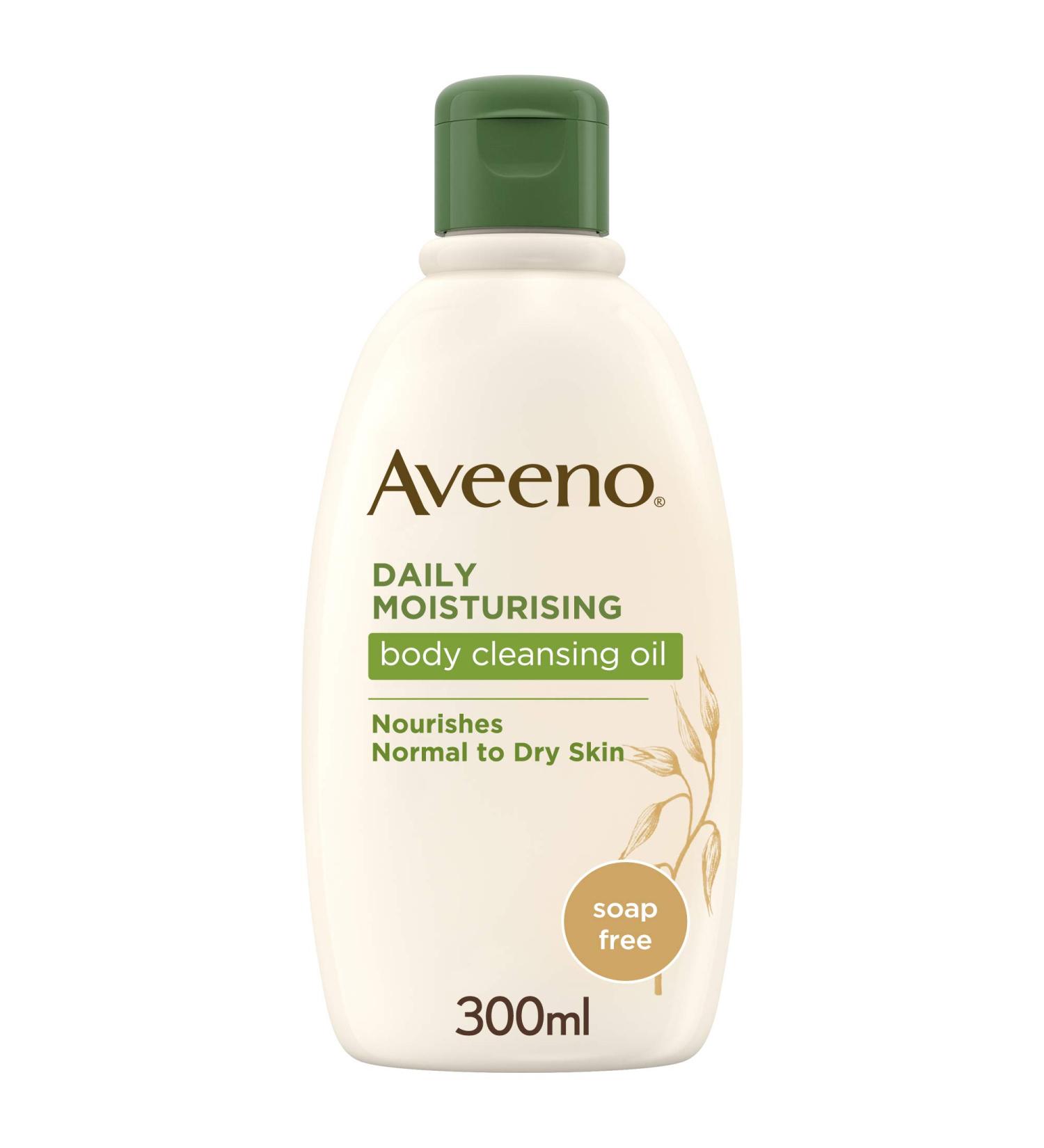 Aveeno Daily Moisturising Bath & Shower Oil Detergent 300ml - Hydrating Body Wash for Soft Skin | International Shipping Available - Buy Online on GoSupps.com
