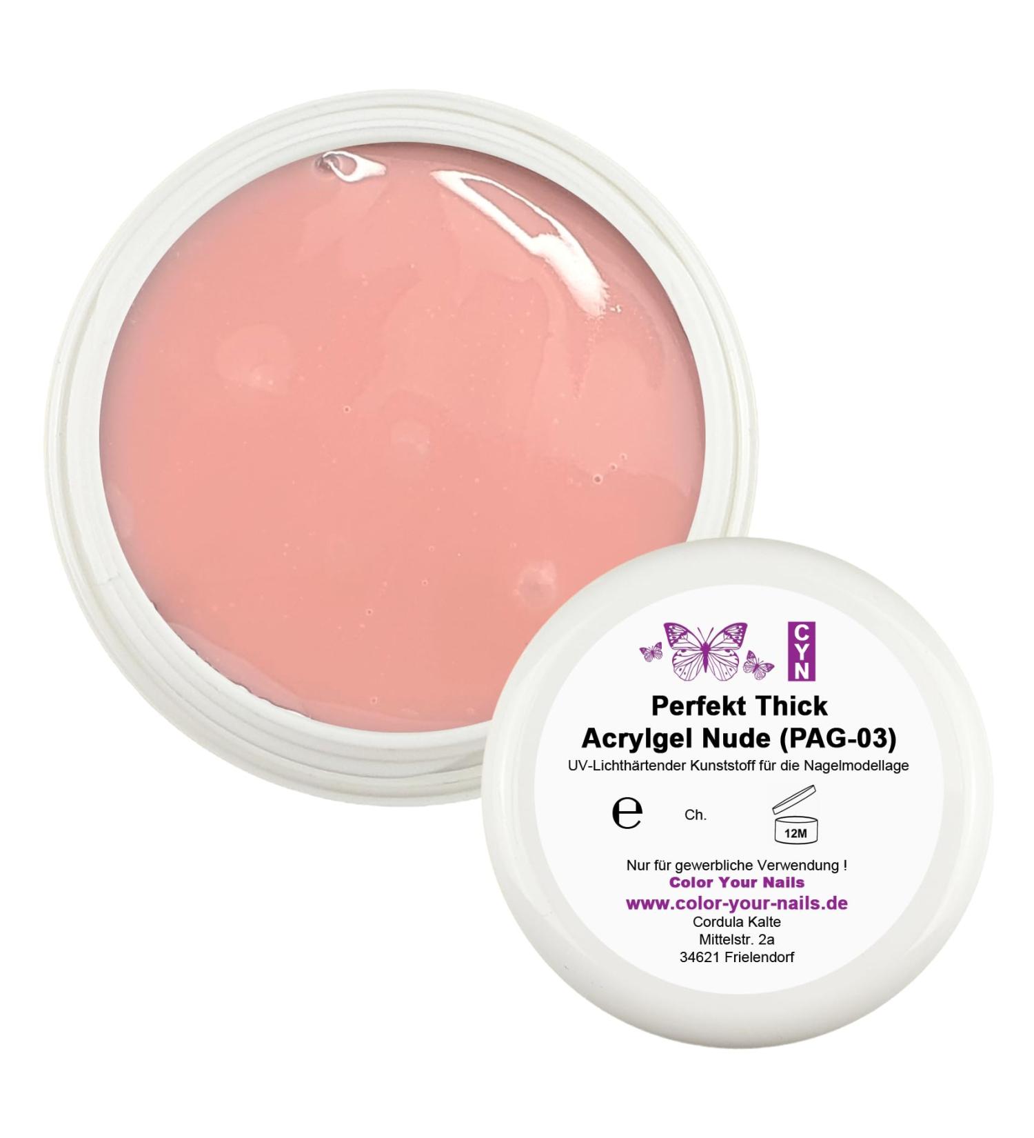 Perfect Thick Acrylic Gel Nude (PAG-03) .extra thick (5ml)