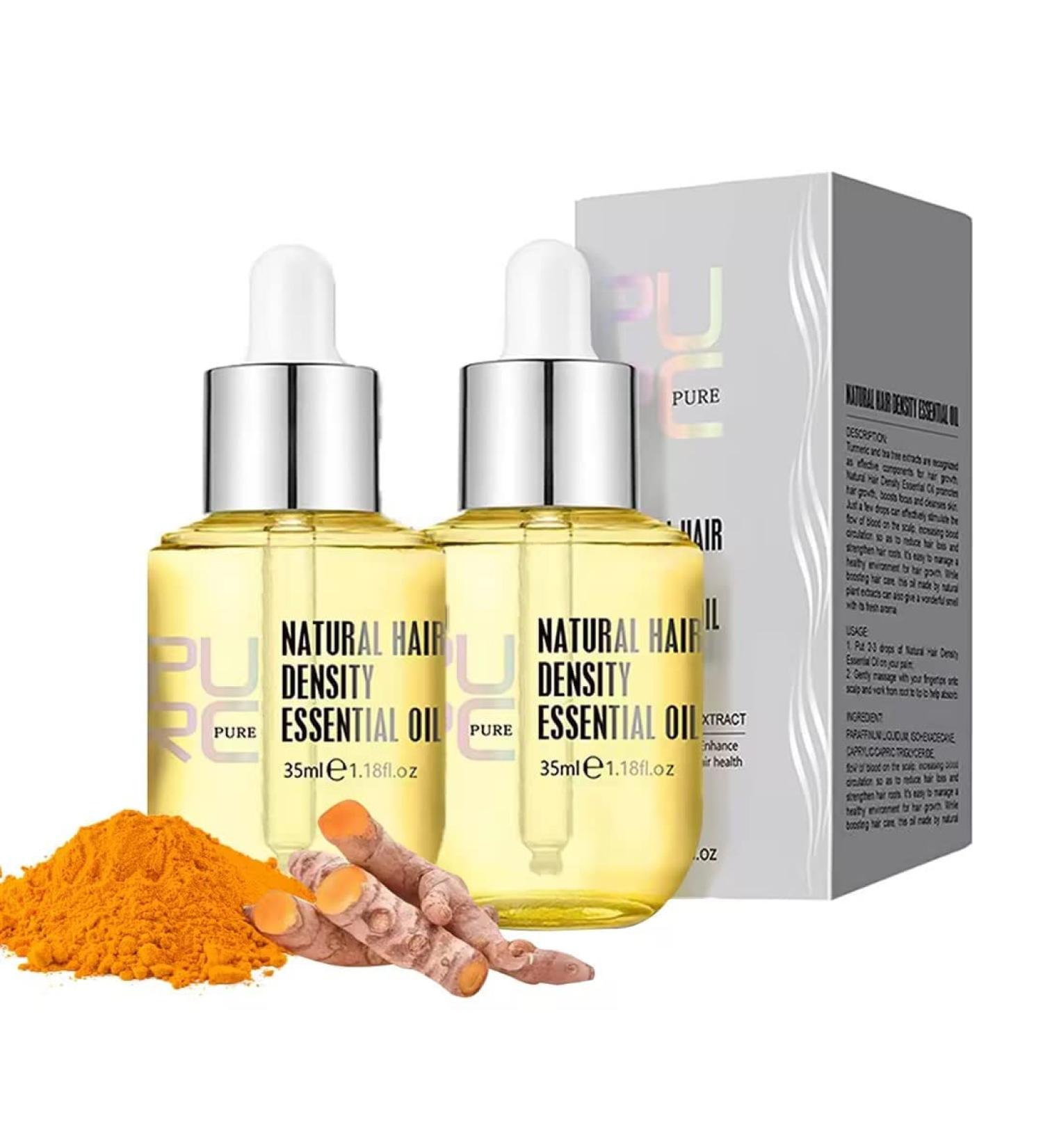 WEISPO 2pcs Hair Density Essential Oil Set - Reduce Dry Hair Care Treatment for Women & Men - Buy Online on GoSupps.com