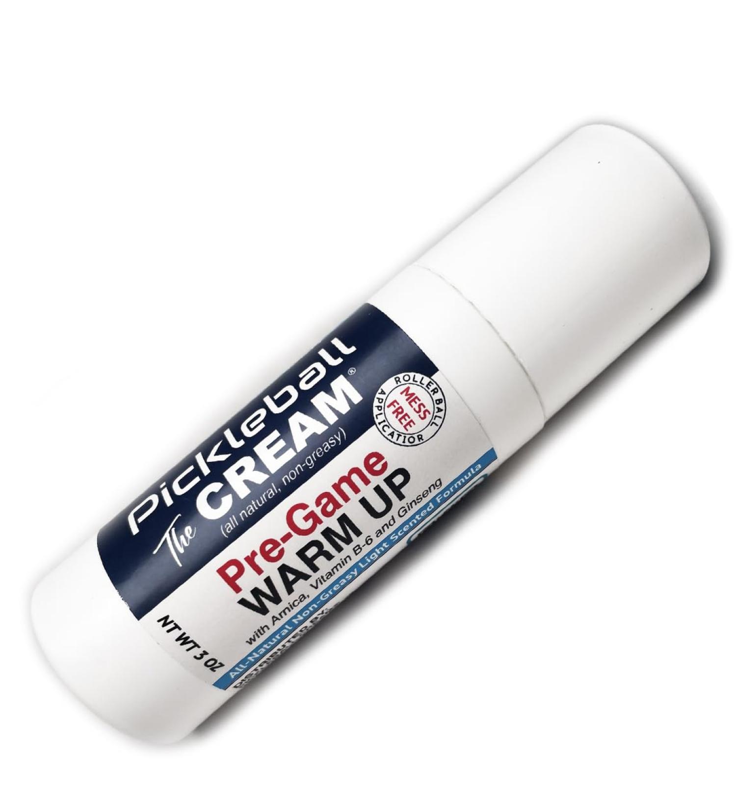PRE-GAME WARM UP Joint & Muscle Therapy Cream for Enhanced Grip Strength & Pain Prevention in Pickleball | Optimize Performance & Control - Buy Online on GoSupps.com