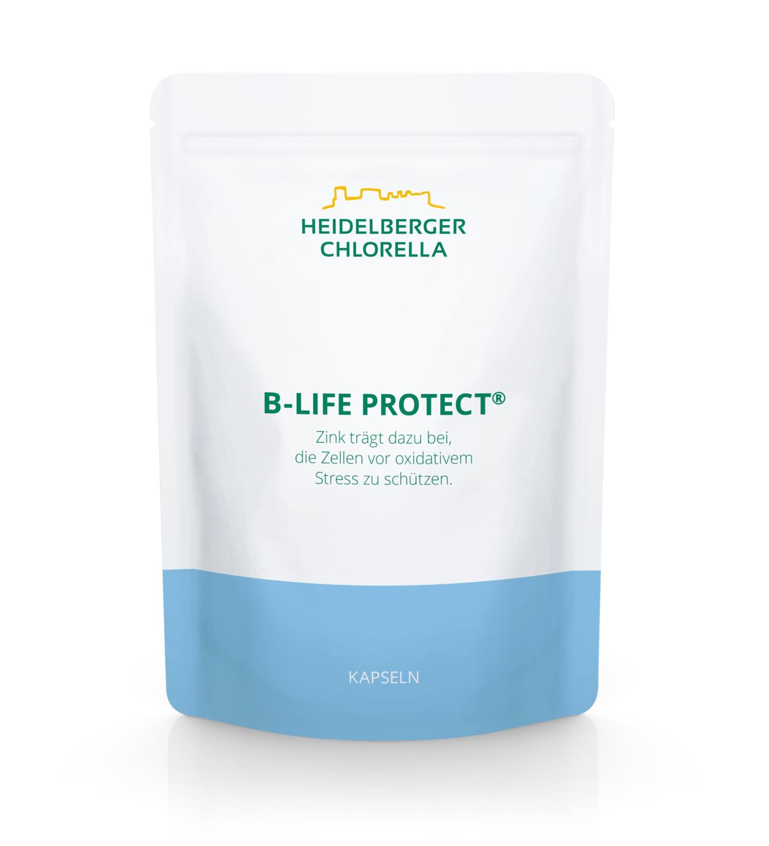 Heidelberger Chlorella-B-Life Protect capsules with active vitamin B6 (pyridoxal-5-phosphate) vegan high dose good bioavailability 216 g 360 capsules