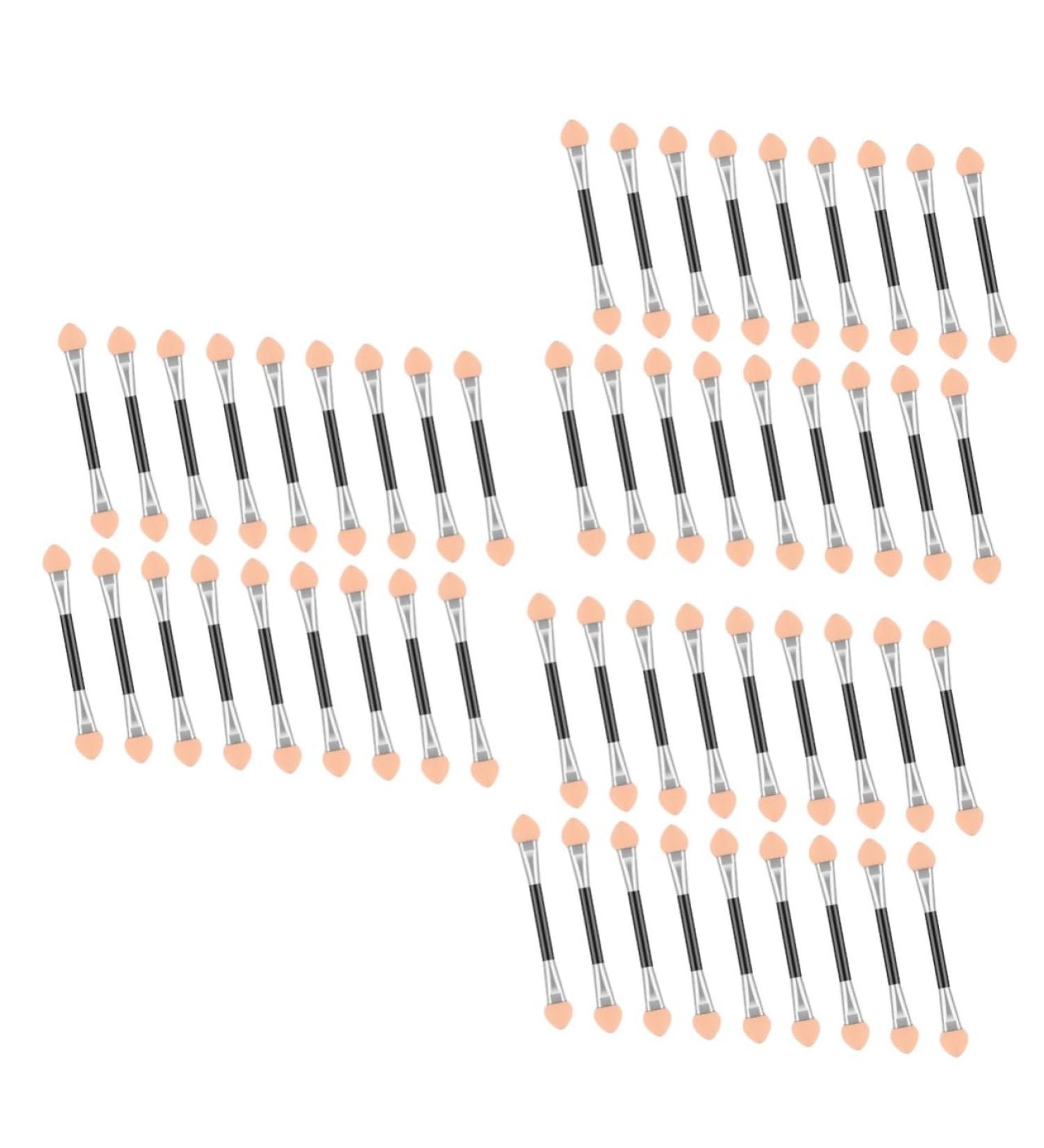 FOMIYES 150 Pcs Beauty Sponges Eye Spoolie Brush Eyeshadow Applicator Eye Shadow Stick Miss Eyeliner Major 8x1cmx3pcs Pinkx3pcs - Buy Online on GoSupps.com