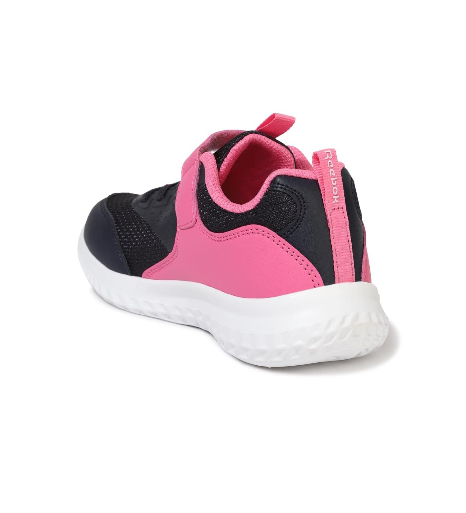 Reebok Girl's Rush Runner 4.0 Alt Sneakers - 12 UK Child - Vector Navy/True Pink/Lucid Lilac - Buy Online on GoSupps.com
