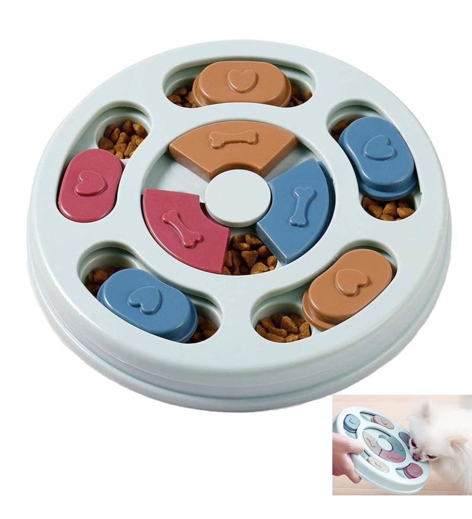 TSKDKIT Dog Treat Puzzle Toy Pet Interactive Feeder Toy Dog Puzzle Feeder Training Game Pet Food Dispenser Slow Feeder Bowl with non-slip Pet Interactive Toy for Improve Dog's IQ - Buy Online on GoSupps.com