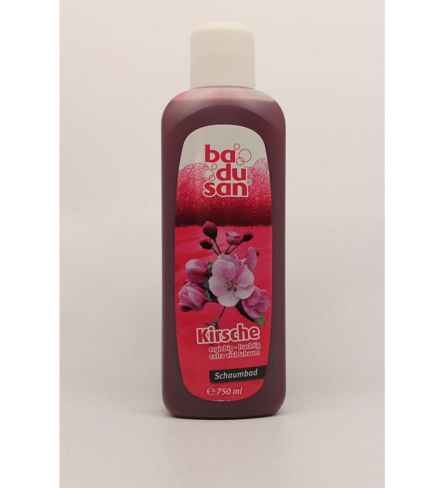 badusan bubble bath bath additive cherry content 750ml care bath body care cream bath