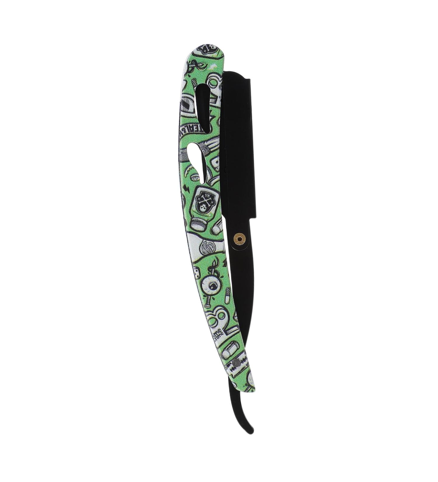 Solustrious Hair Clip Razor - Versatile Shaver & Trimmer for Men & Women | Portable Handheld Hairdressing Tool Green 13.5x2.5x1cm - Buy Online on GoSupps.com