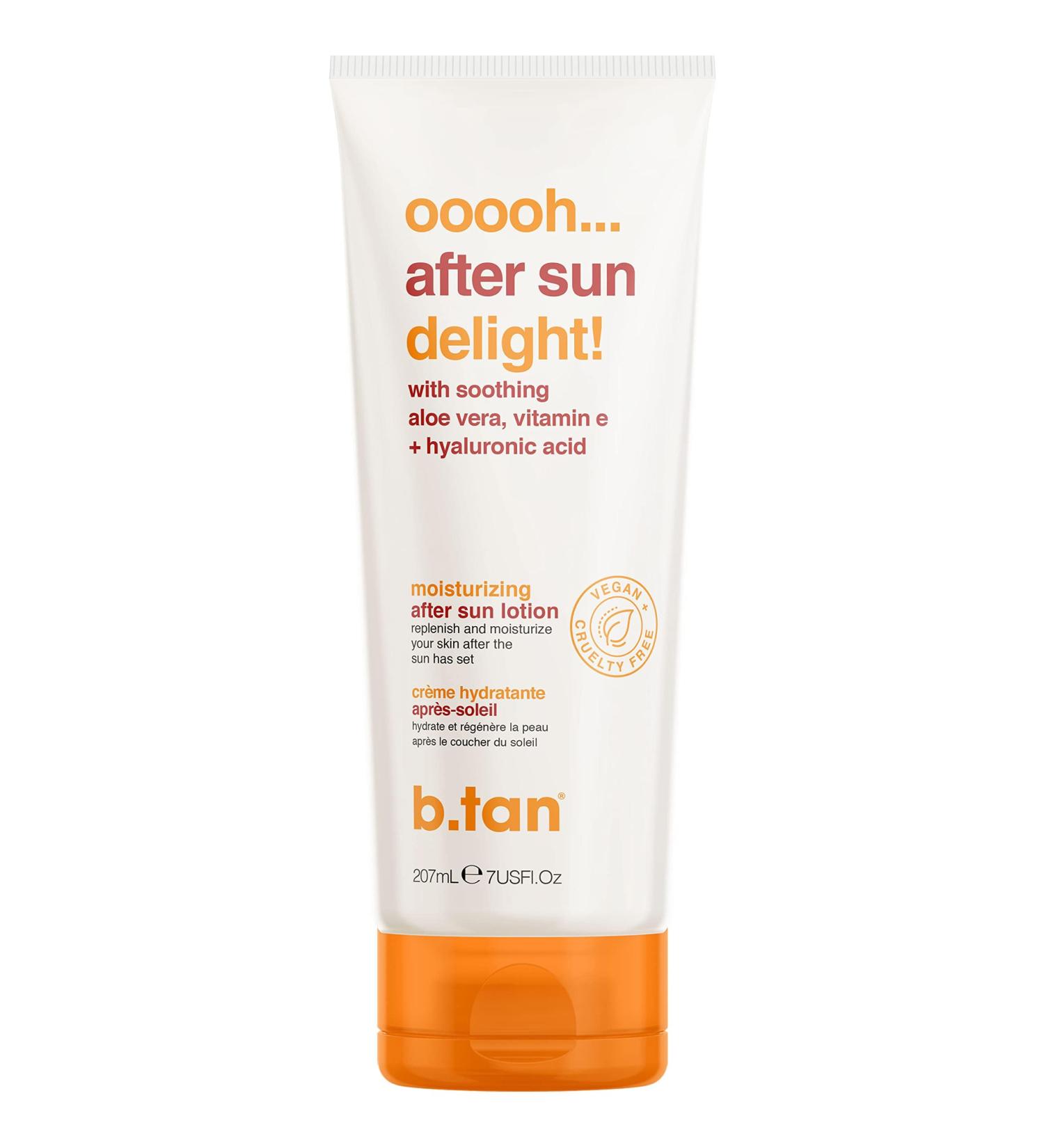 Buy B.Tan After-Sun Lotion with Hyaluronic Acid & Aloe Vera | Moisturizing Regenerating Formula for Radiant Skin 207 ml - Buy Online on GoSupps.com