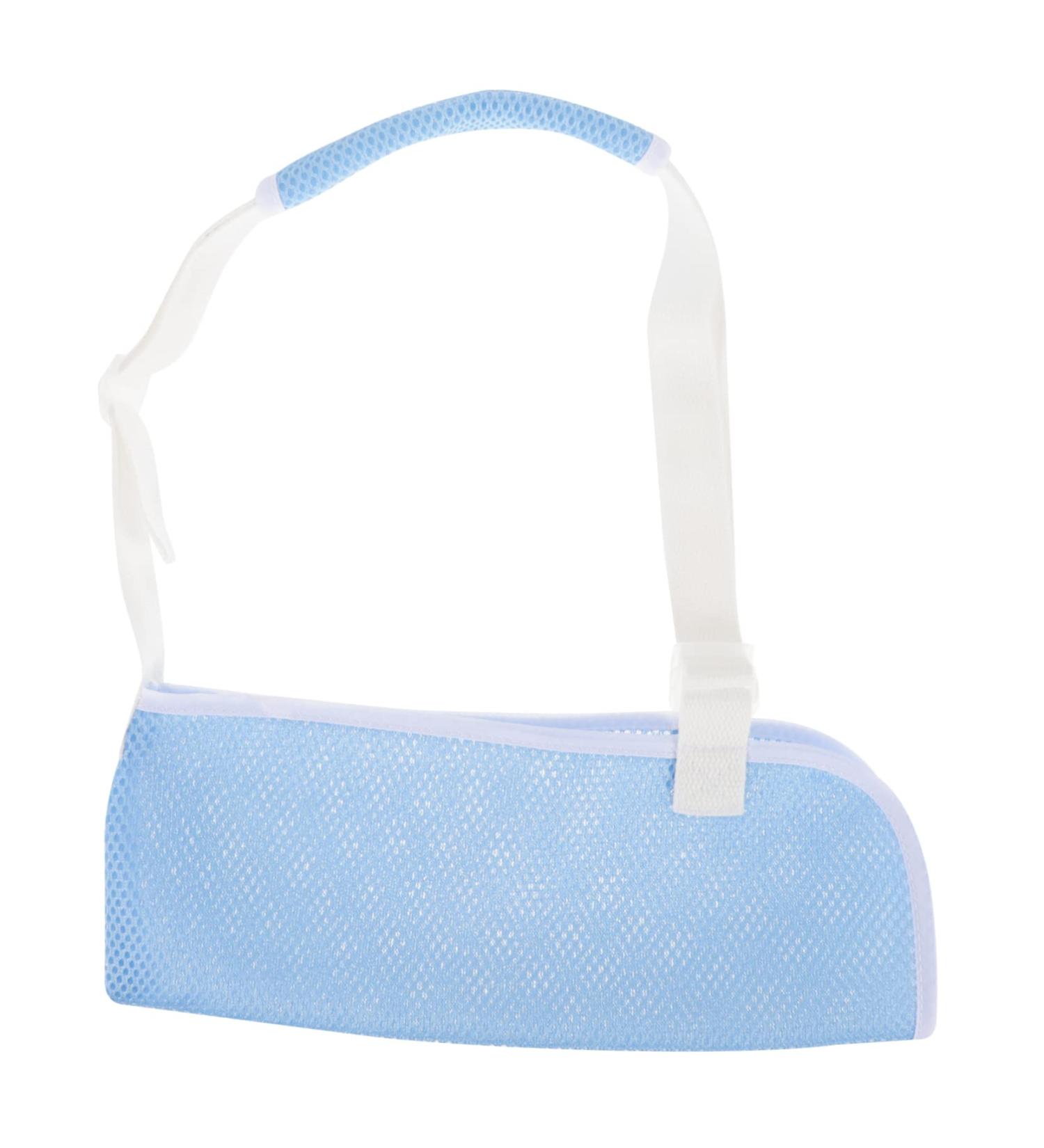 PartyKindom Children's Arm Sling Arm Sling for Wrist Injury Sling Shoulder Injury Sling Net Sky-blue 50X27CM - Buy Online on GoSupps.com