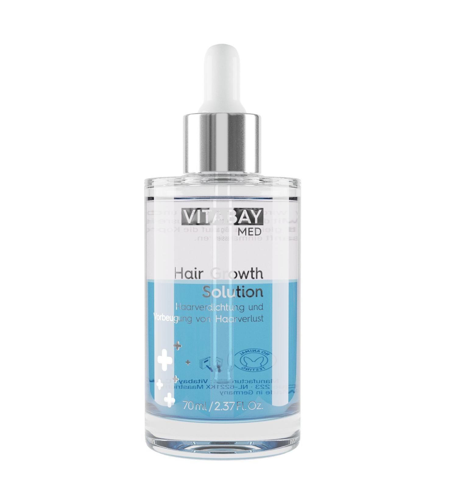 Vitabay Hair Growth Solution 70ml | Effective Serum for Hair Loss | Hair Thickening & Growth for Men & Women - Buy Online on GoSupps.com