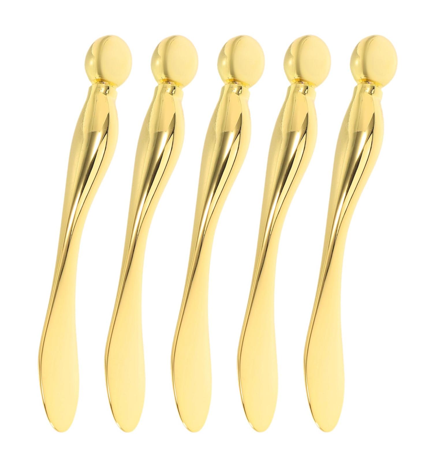 Lot de 5 B tonnets de Massage Yeux en Alliage de Zinc Dor Applicateur Cuill re pour Cr me Contour des Yeux Outil Portable pour Soin Facial et Massage au Bureau Voyage - Buy Online on GoSupps.com