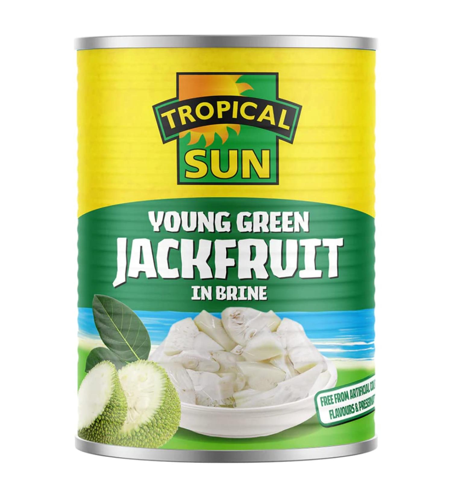 2 x Tropical Sun Young Green Jackfruit in Brine 6 x 560g