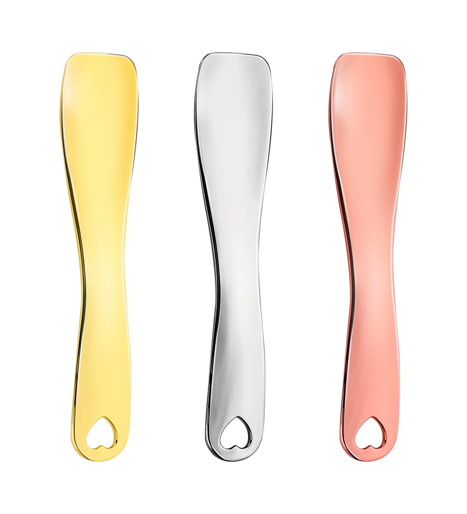 Sibba 3-Piece Facial Massage Spatula Sticks Set - Skincare Spoons for Face, Eyes, and Makeup Application - Buy Online on GoSupps.com