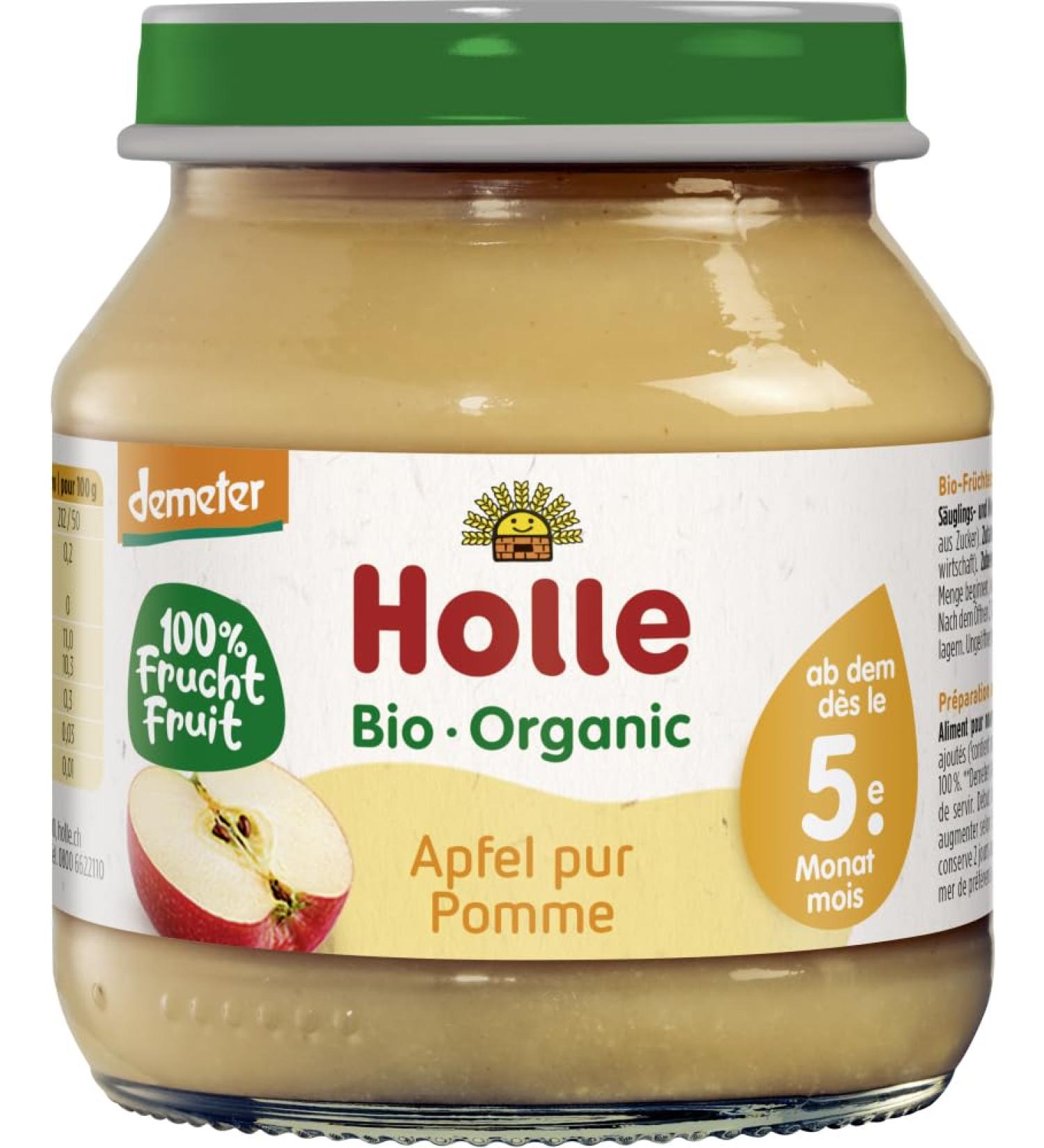 Holle Pure Organic Apple (1 x 125g)