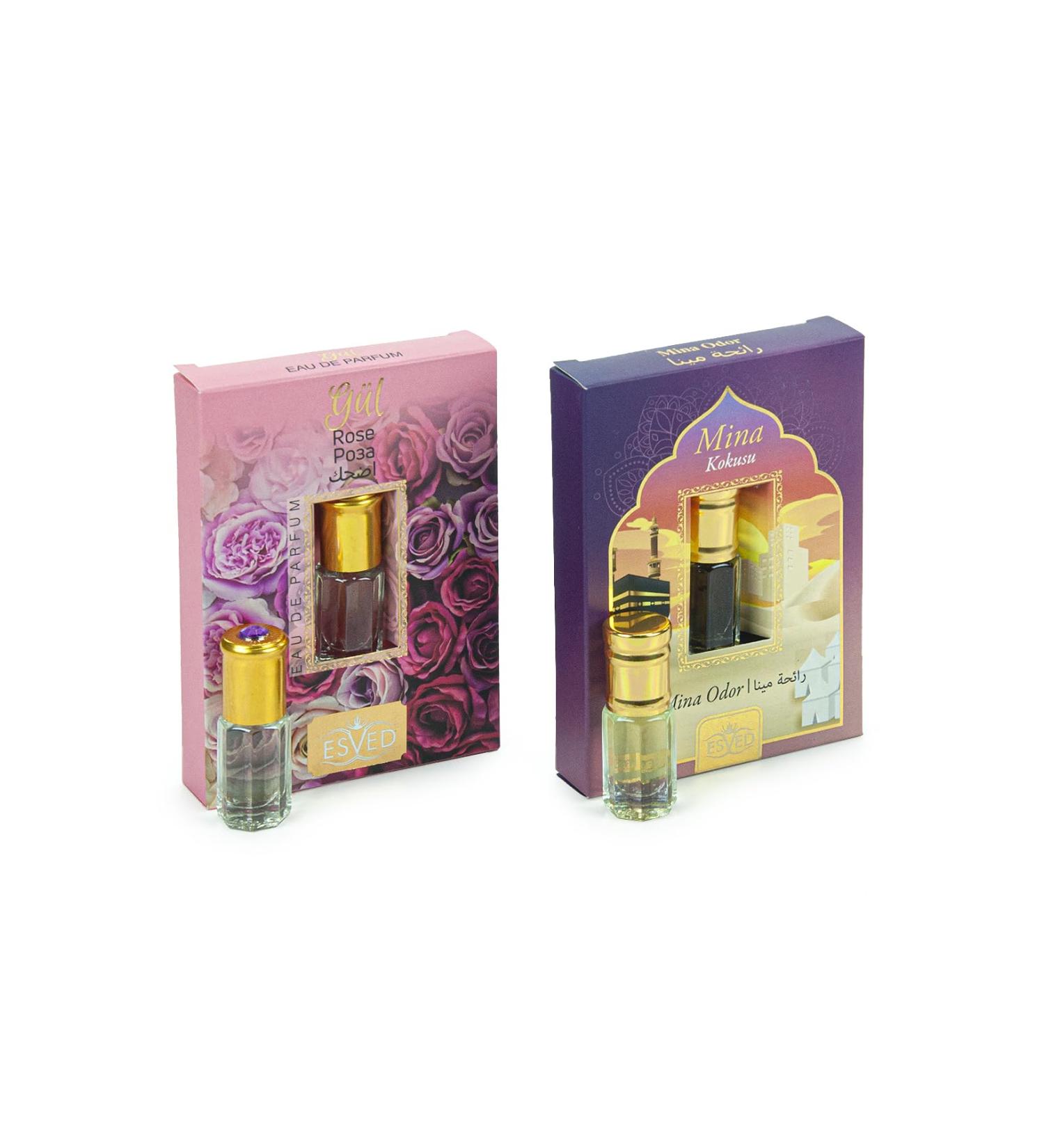 ihvan online Personal Fragrance Prayer Rug Fragrance Islamic Perfume Oil Rollerball for Men & Women Alcohol Free Sacred Scents for Worship Pack of 2-6mL / 0.20 Fl Oz Mina Rose Mina - Rose 0.1 Fl Oz (Pack of 2) - Buy Online on GoSupps.com