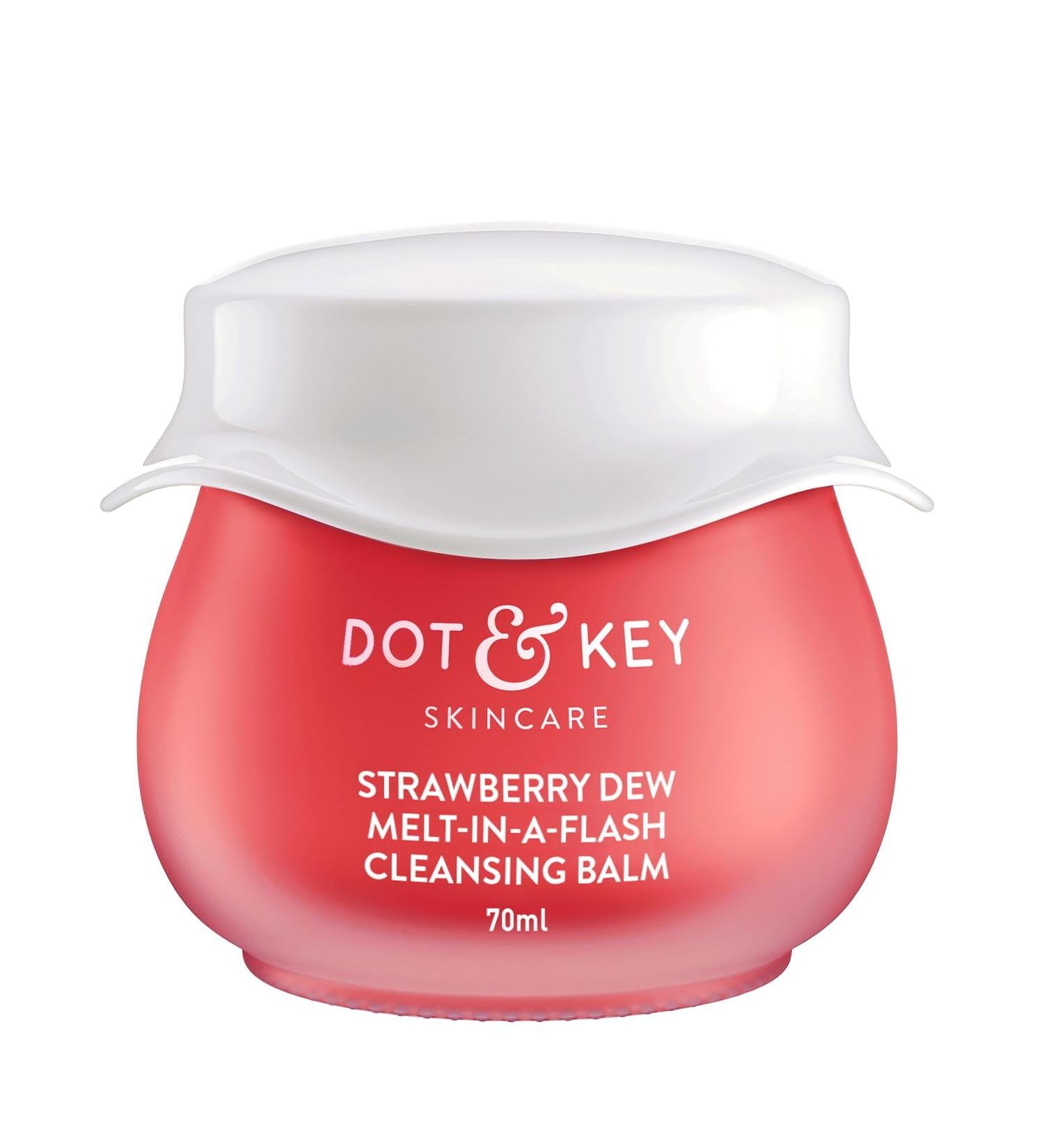 D & K Strawberry Dew Cleansing Balm | Non-Greasy Makeup Remover & Face Scrub | Clean & Dewy Skin | All Skin Types | 70ml (2.3 Oz - Buy Online on GoSupps.com
