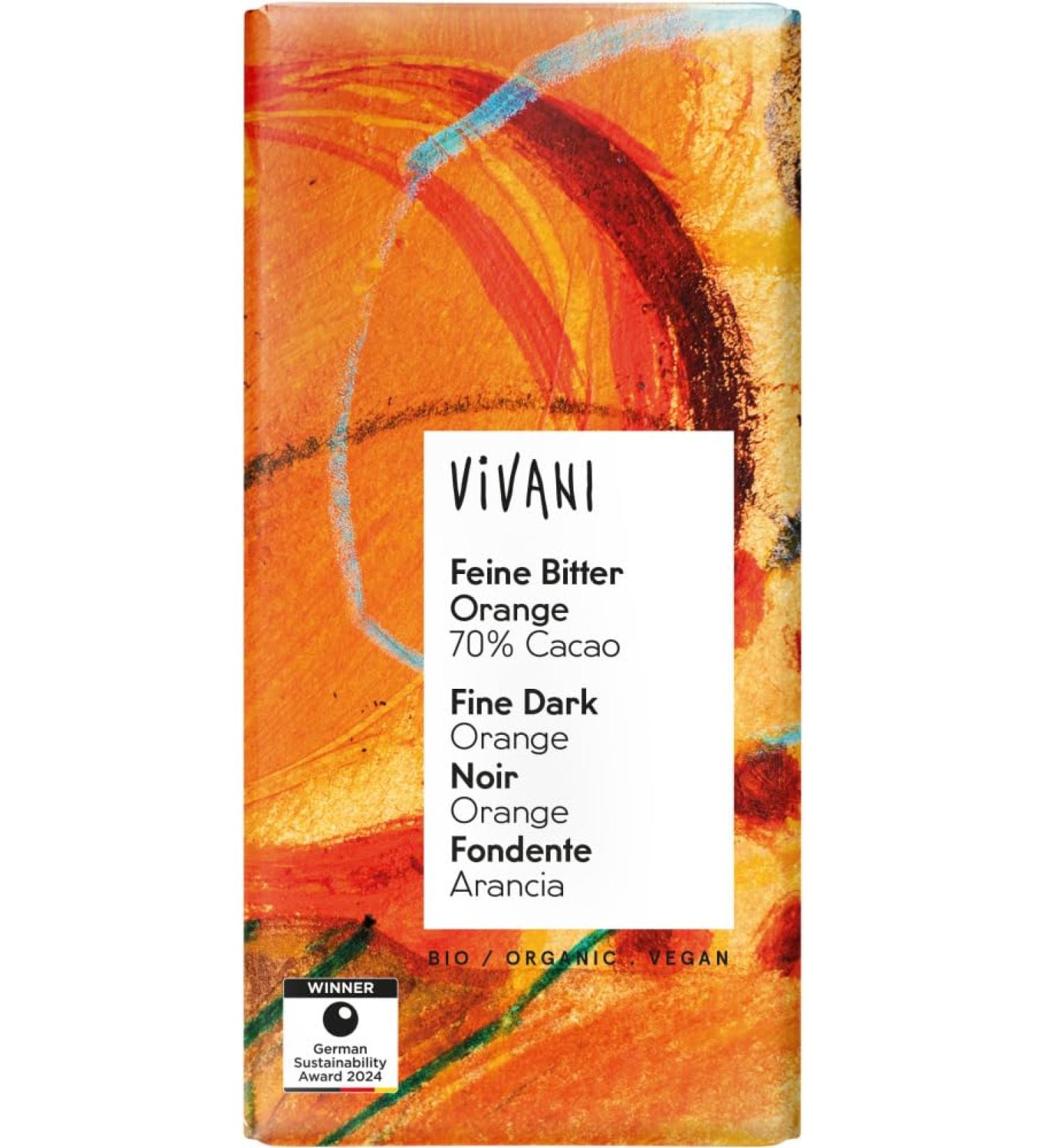 Vivani Vivani Organic Bitter Orange (6 x 100g)