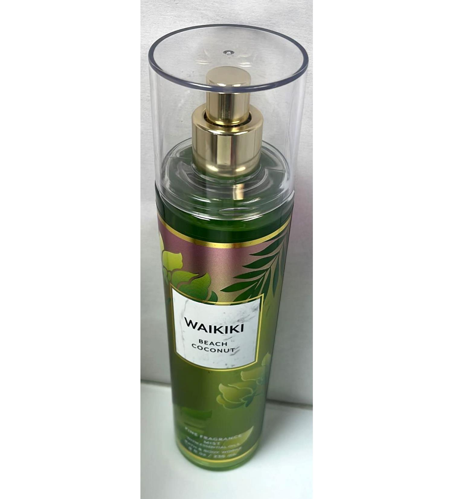 Bath and Body Works WAIKIKI - BEACH COCONUT Fine Fragrance Mist 8 Fluid Ounce (2020 Edition) Waikiki Beach Coconut 8 Fl Oz (Pack of 1) - Buy Online on GoSupps.com