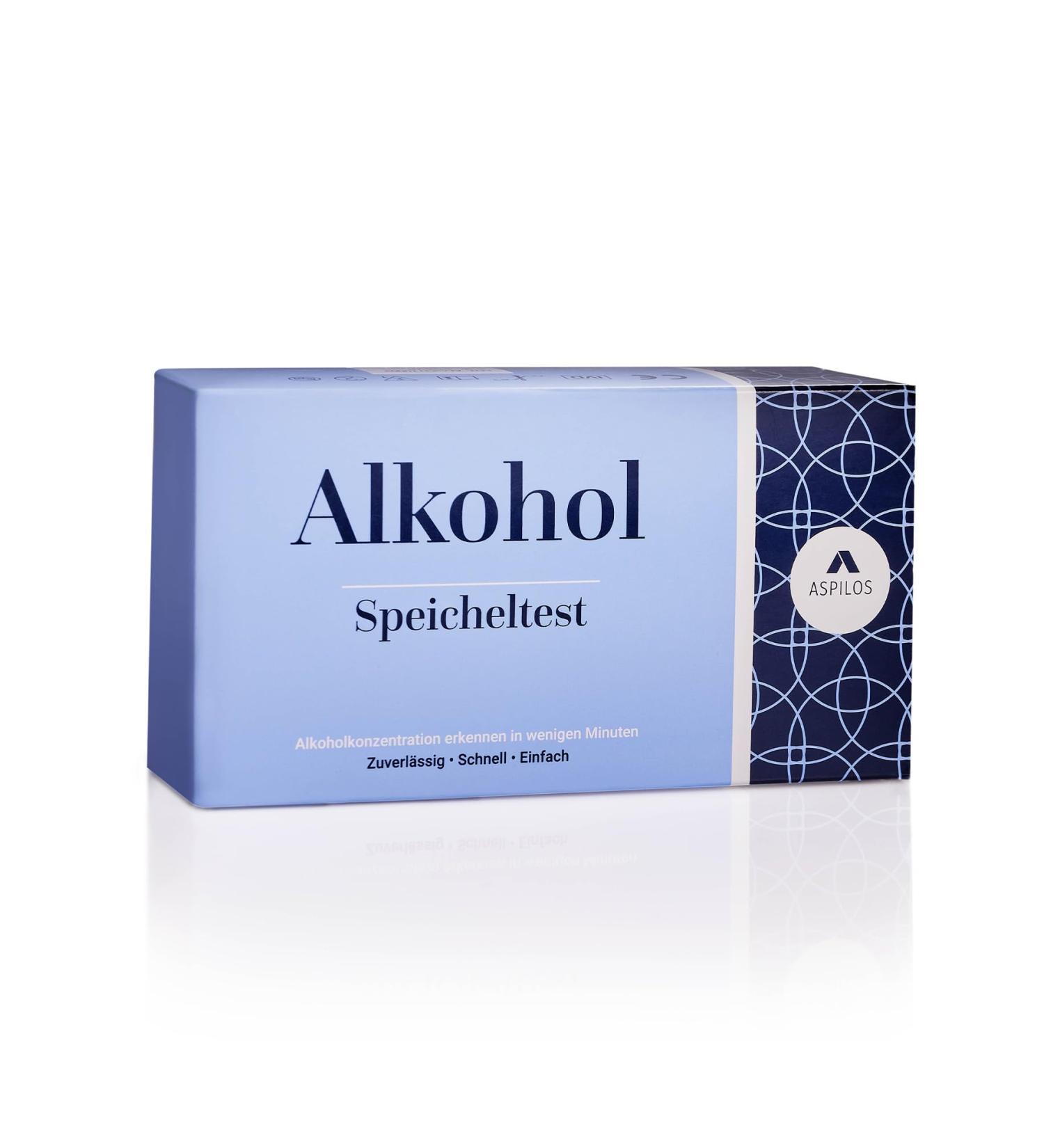 ASPILOS Alcohol Quick Test - Reliable Home Alcohol Tester - Results in 3 Minutes - Medical-Quality Accuracy for International Shipping - Buy Online on GoSupps.com