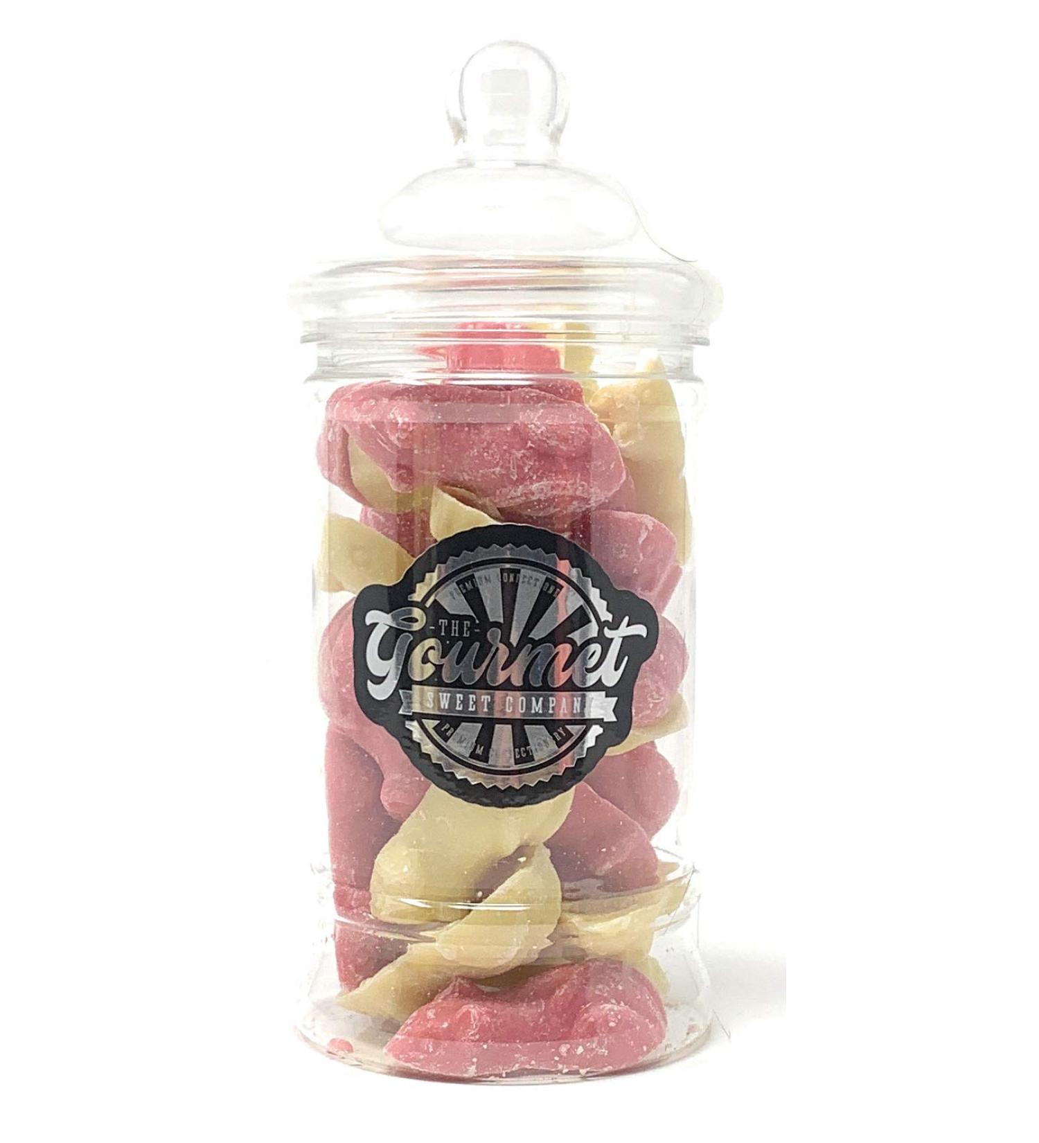 Pink & White Mice Victorian Gift Jar by The Gourmet Sweet Company