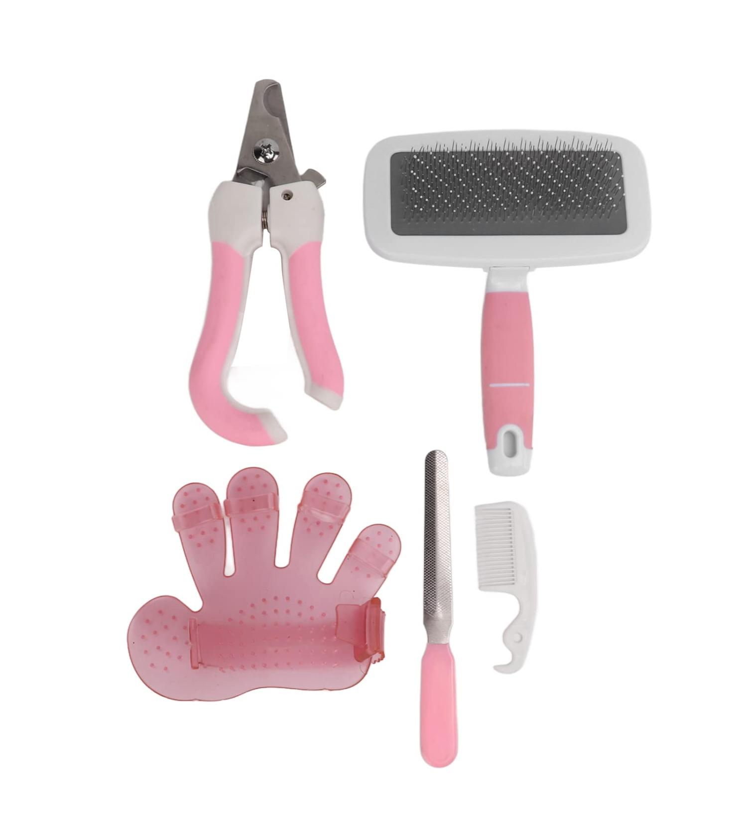 Small Pet Grooming Set Deep Cleansing Humanized Rabbits Grooming Kit Easy Fast for Small Animal(Large pink) - Buy Online on GoSupps.com