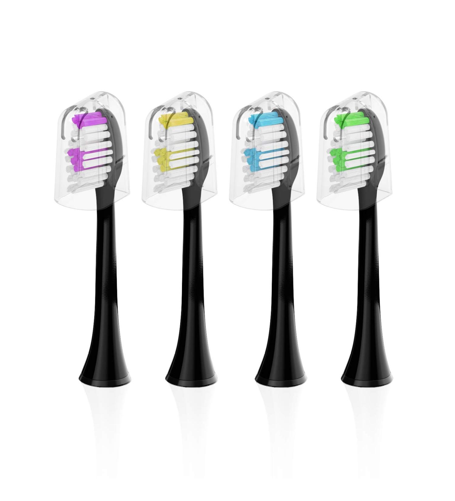 Acteh Toothbrush Heads, Acteh Heads (Black)