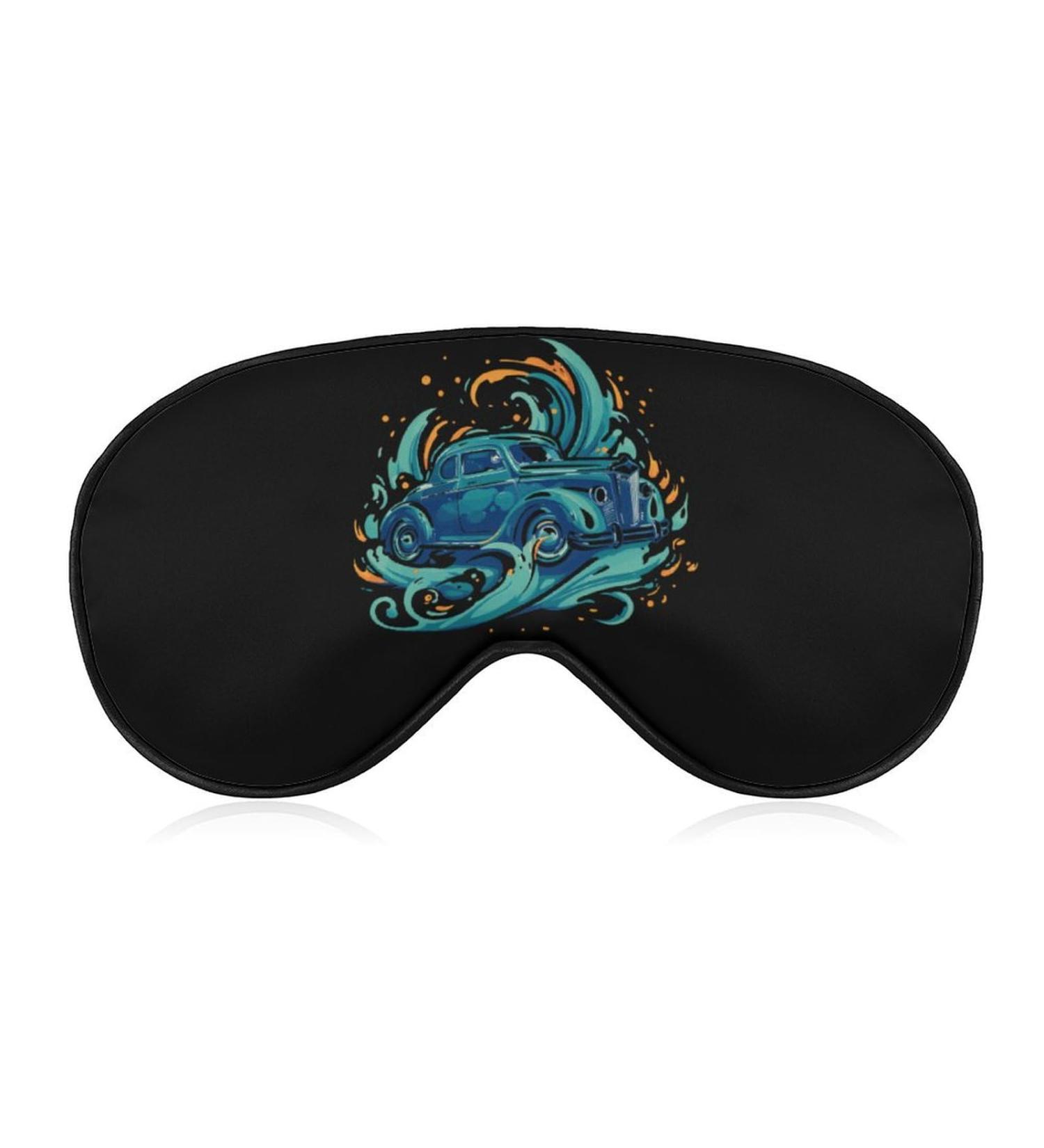 Buy Vintage Car Sleep Mask - Comfortable Light Blocking Eye Mask for Travel & Sleep | Ultralight Design for Men & Women - Buy Online on GoSupps.com