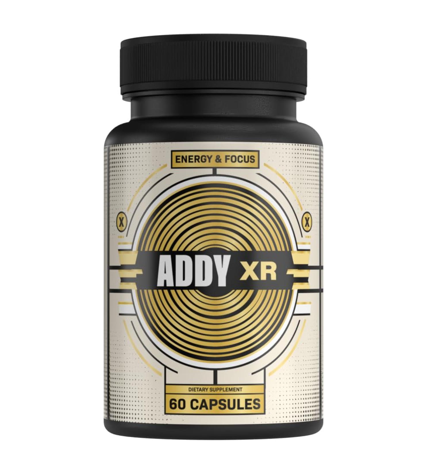 ADDY XR - Premium Adderall Alternative for Enhanced Focus & Energy | 60 Day Supply of Brain Boosting Supplements - Buy Online on GoSupps.com