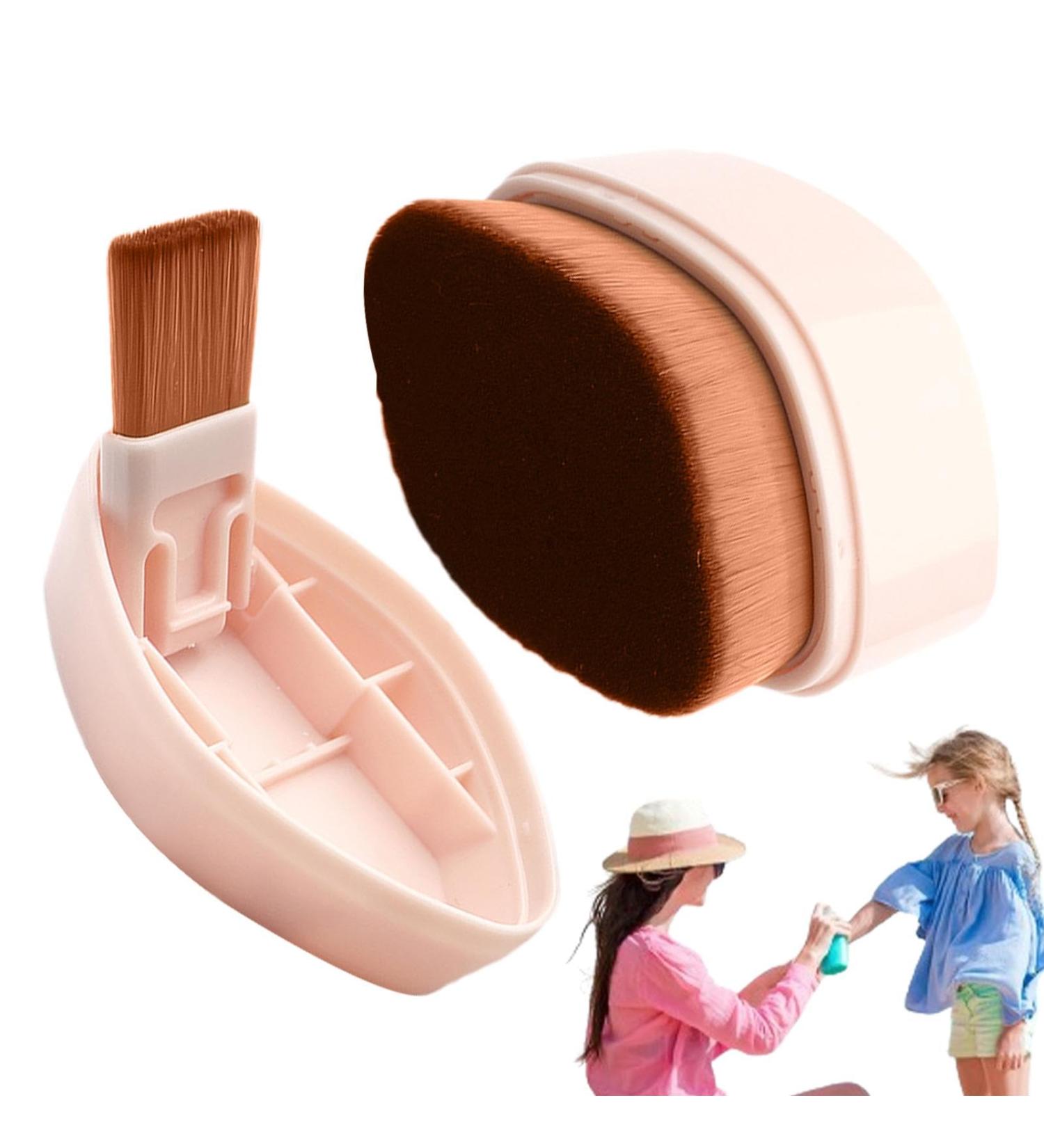 Sunscreen Brush for Kids - Compact Sun Cream Brush Sunscreen Applier - Sunblock Brush Set Sun Lotion Applicator with for Kids Boys Girls Pink - Buy Online on GoSupps.com