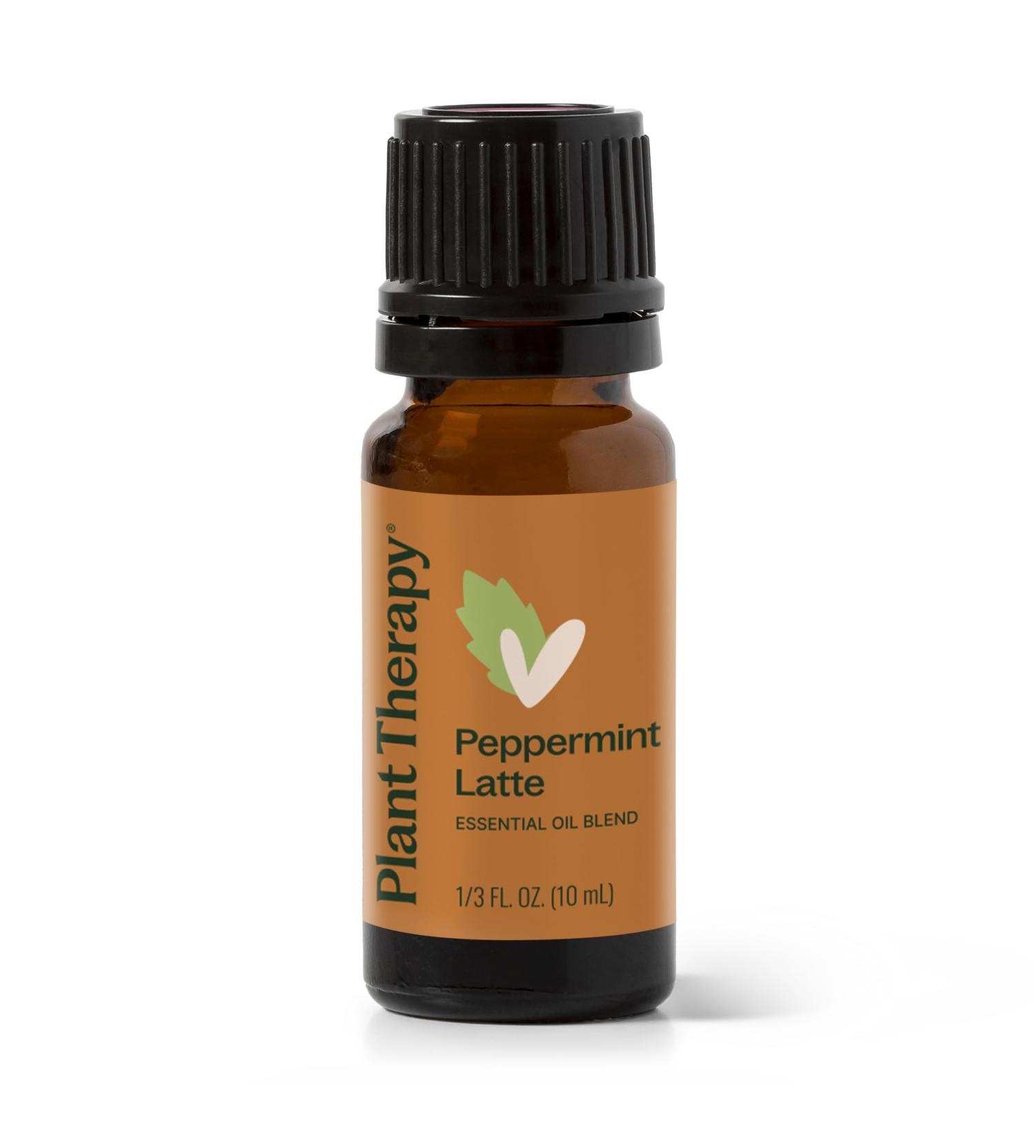 Plant Therapy Peppermint Latte Essential Oil Blend 10mL - Energizing Coffee & Mint Aroma - Buy Online on GoSupps.com