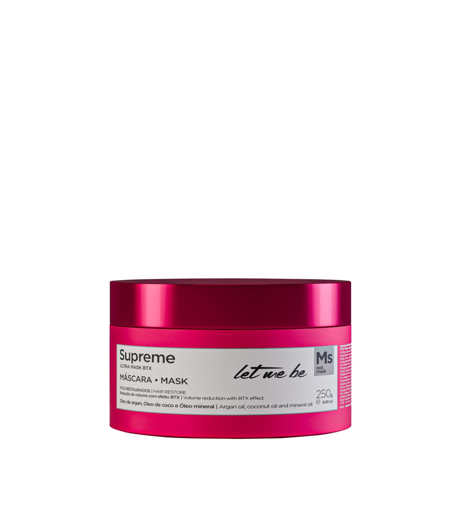 Let Me Be Let Me Be - BTX SupremeUltra Mask Professional Hair Btox for Reconstruction and Hydration Repairs Damaged Fiber Removes Frizz and Nourishes with Polyphenols - 250g - Buy Online on GoSupps.com